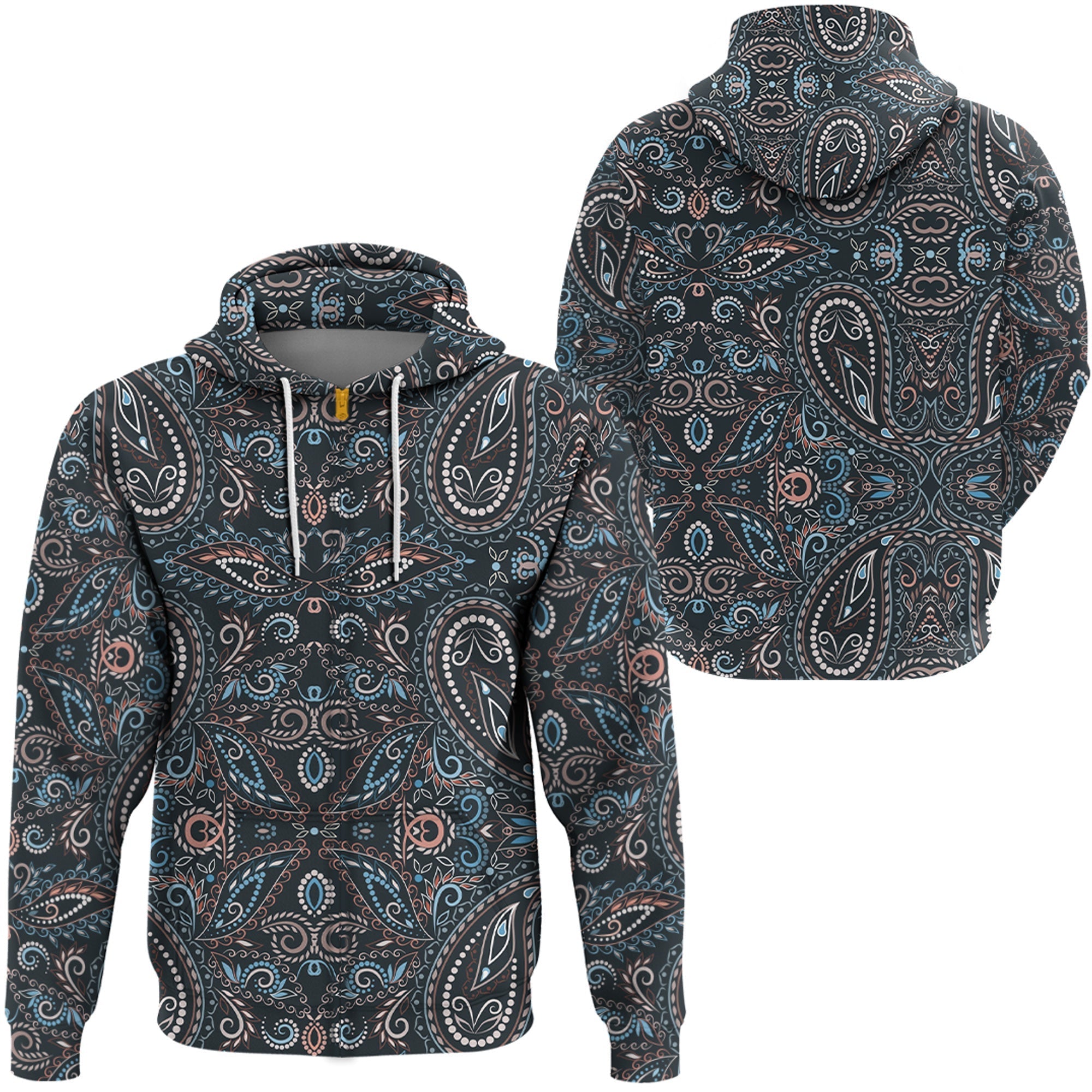 Paisley Bandana Hoodie Pattern Seamless Ver.174 RLT13