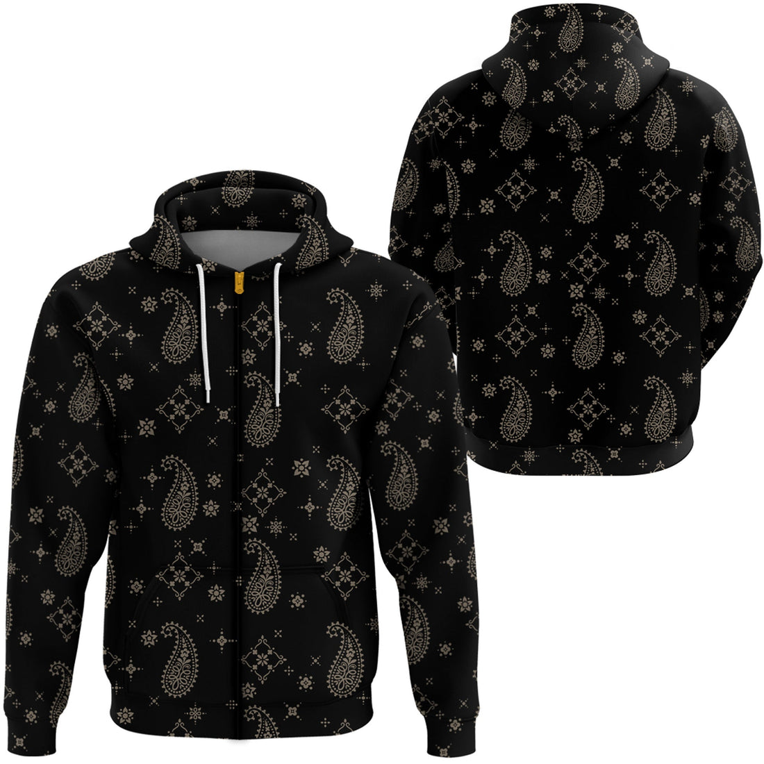 Paisley Bandana Hoodie Pattern Seamless Ver.139 RLT13