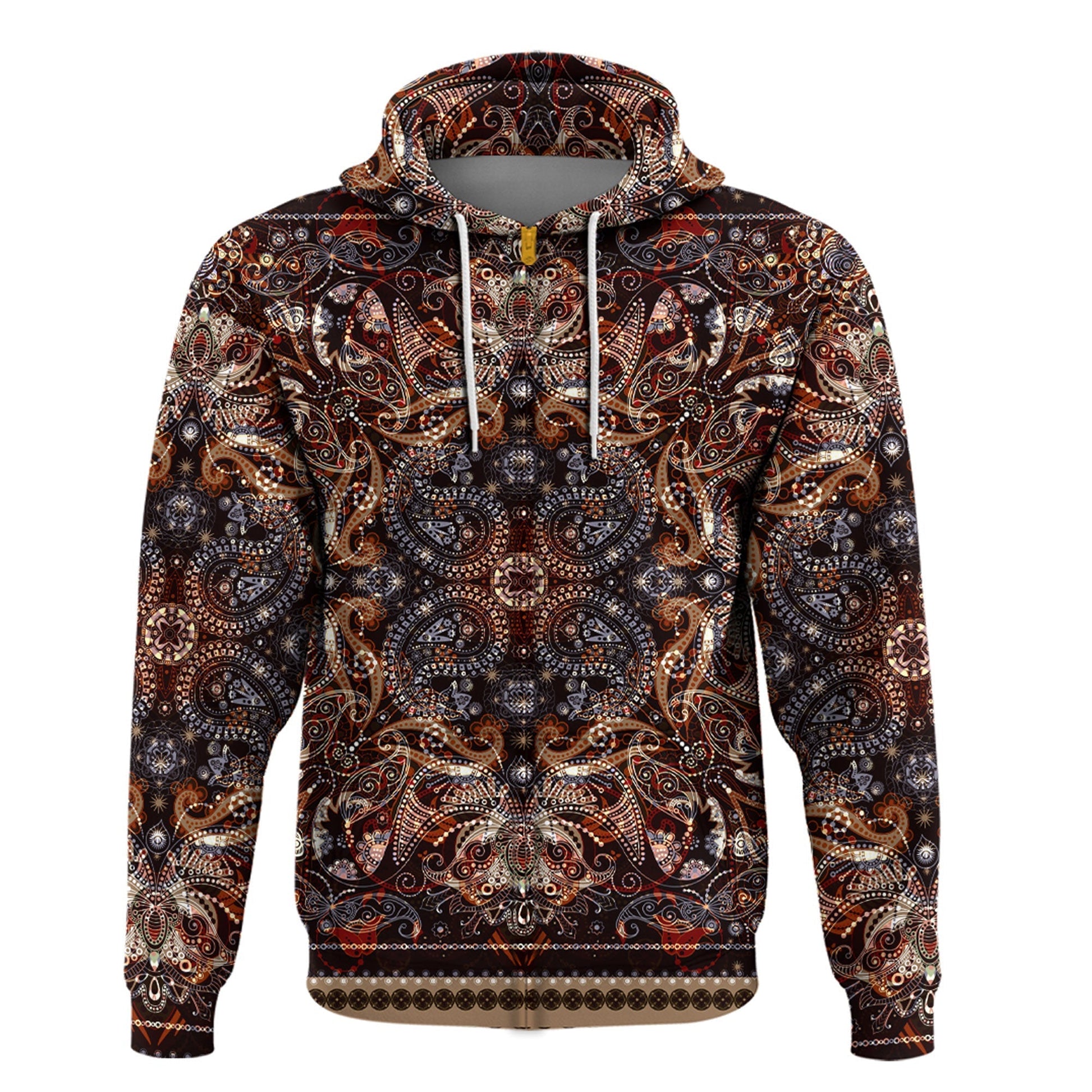 Paisley Bandana Hoodie Pattern Seamless Ver.128 RLT13