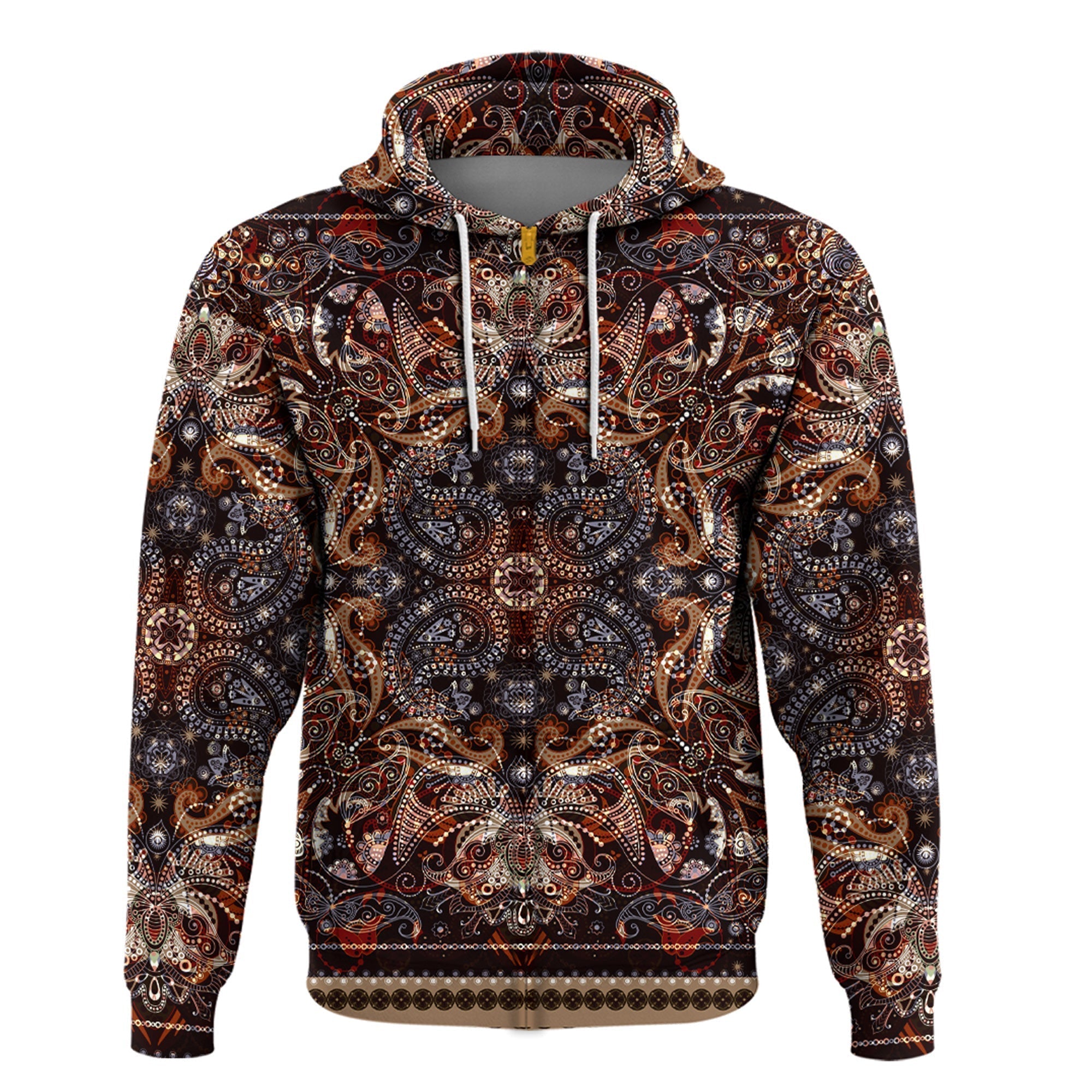 Paisley Bandana Hoodie Pattern Seamless Ver.128 RLT13