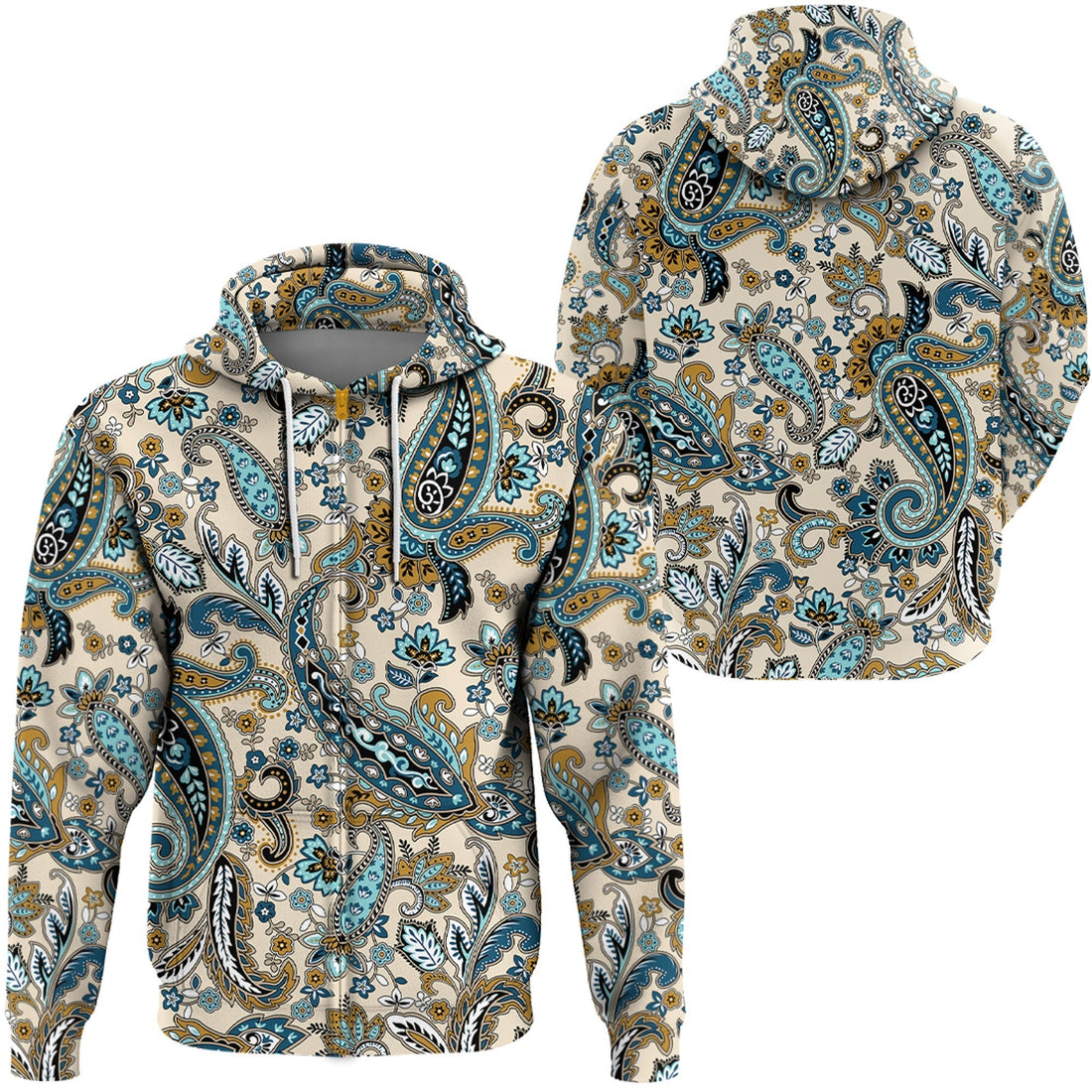 Paisley Bandana Hoodie Pattern Seamless Ver.163 RLT13
