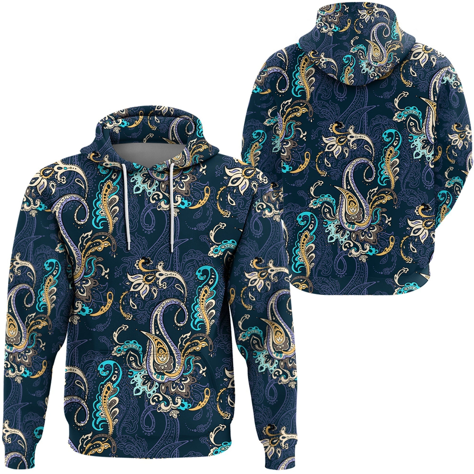 Paisley Bandana Hoodie Pattern Seamless Ver.148 RLT13