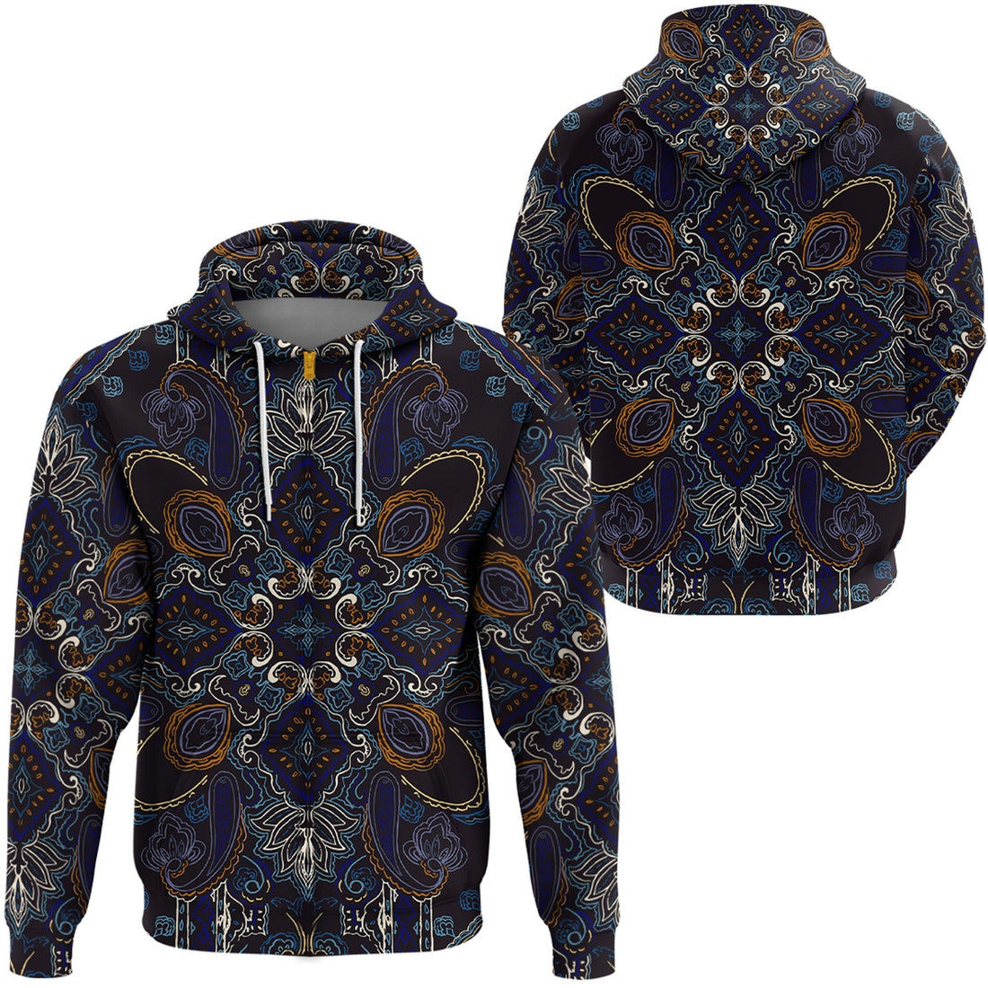 Paisley Bandana Hoodie Pattern Seamless Ver.138 RLT13