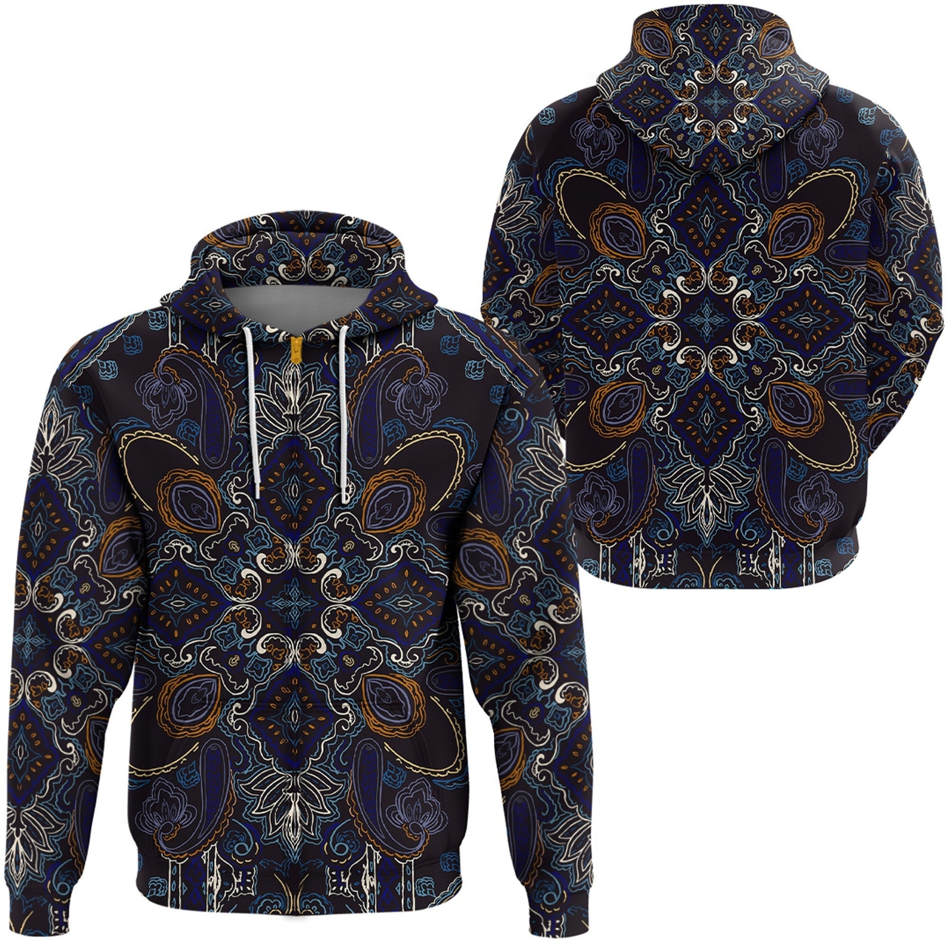 Paisley Bandana Hoodie Pattern Seamless Ver.138 RLT13