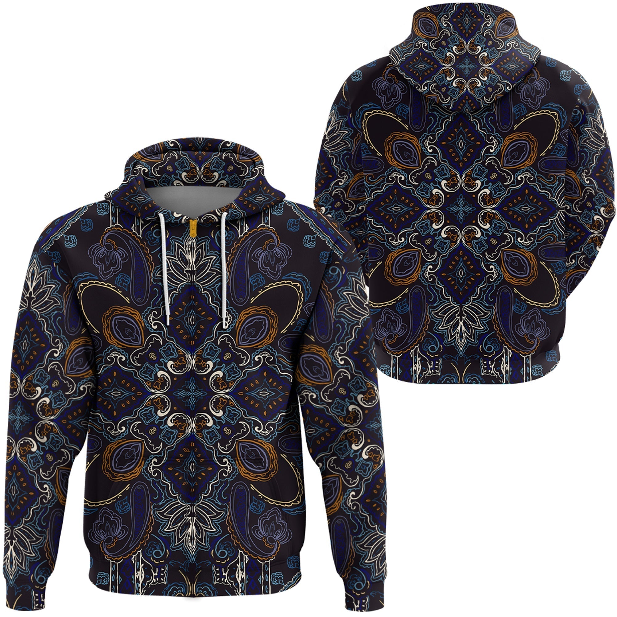 Paisley Bandana Hoodie Pattern Seamless Ver.138 RLT13