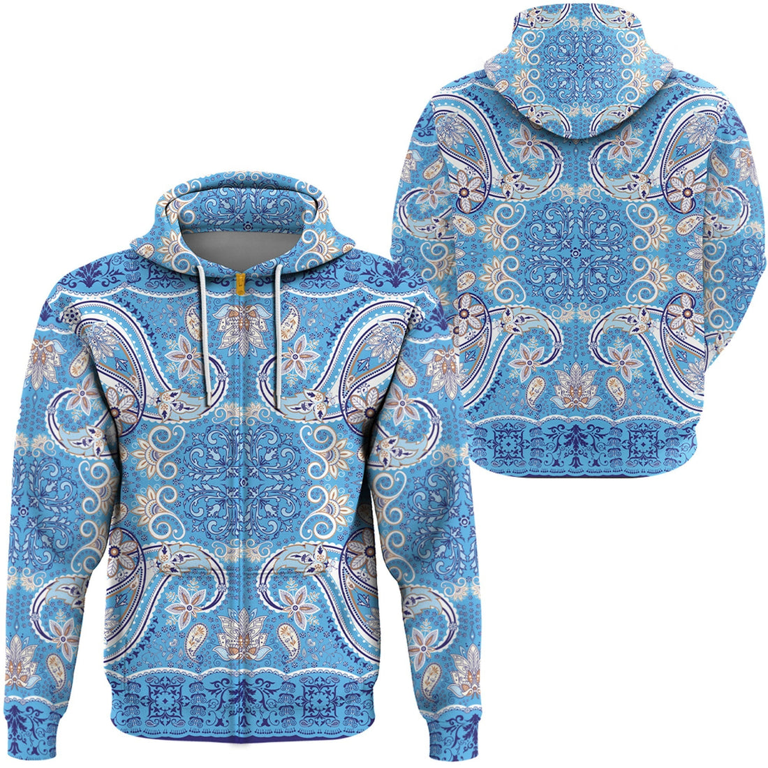 Paisley Bandana Hoodie Pattern Seamless Ver.136 RLT13