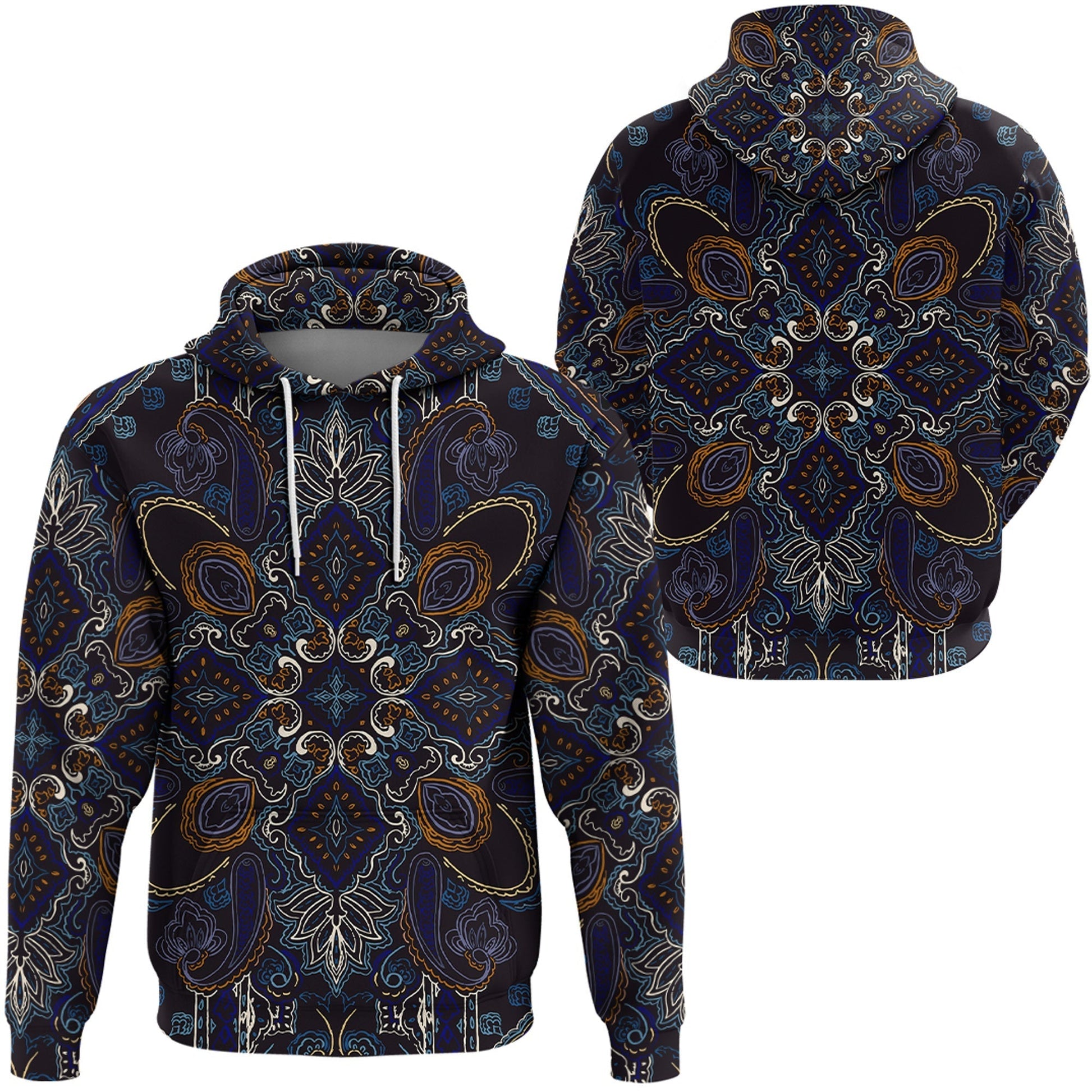 Paisley Bandana Hoodie Pattern Seamless Ver.138 RLT13