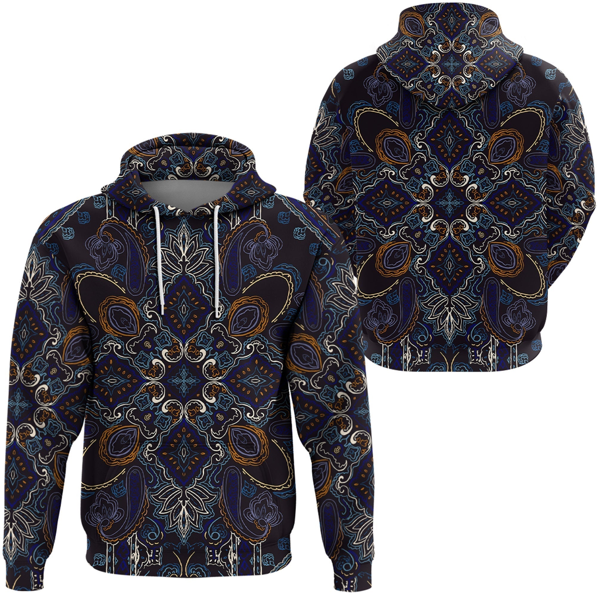 Paisley Bandana Hoodie Pattern Seamless Ver.138 RLT13