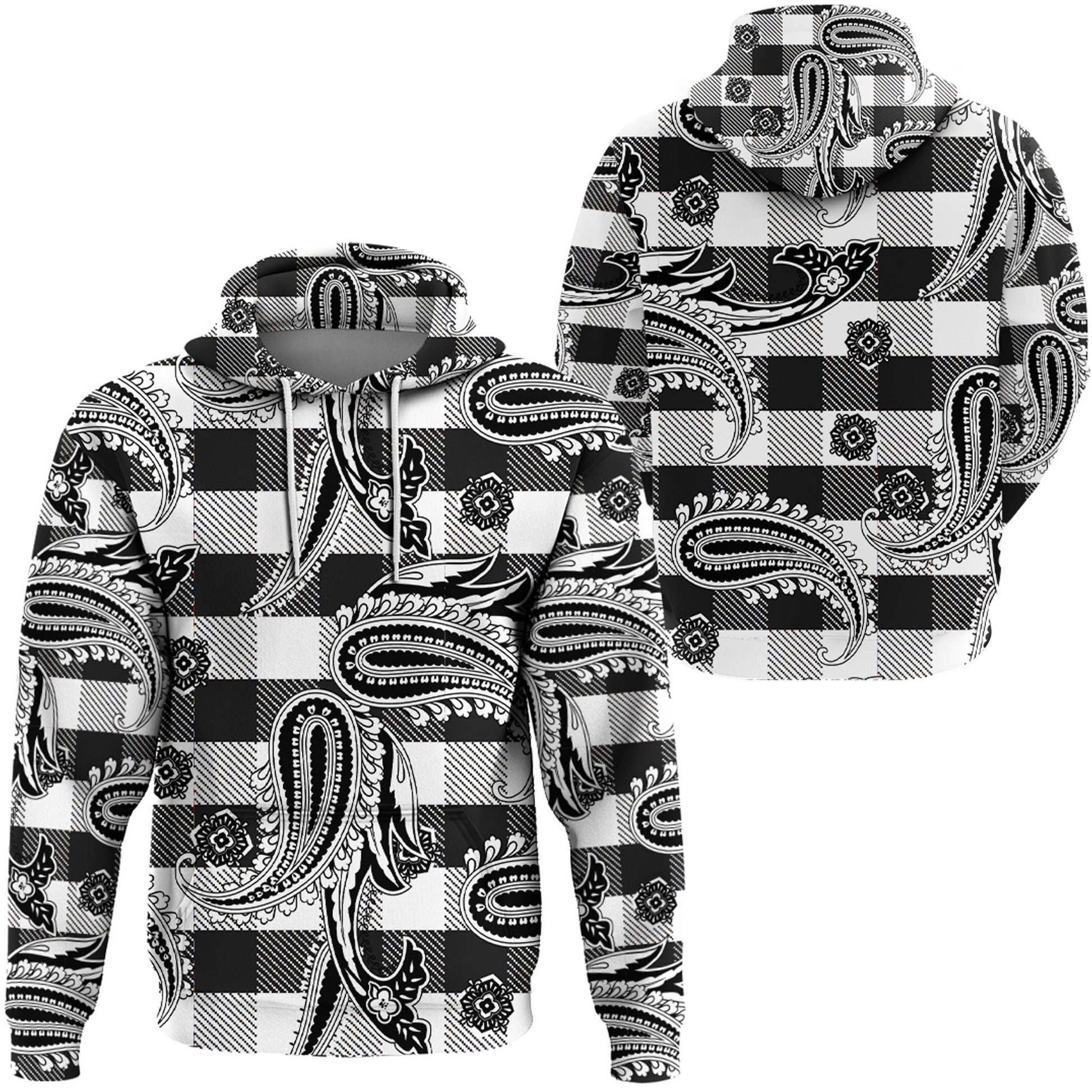 Paisley Bandana Hoodie Pattern Seamless Ver.171 RLT13