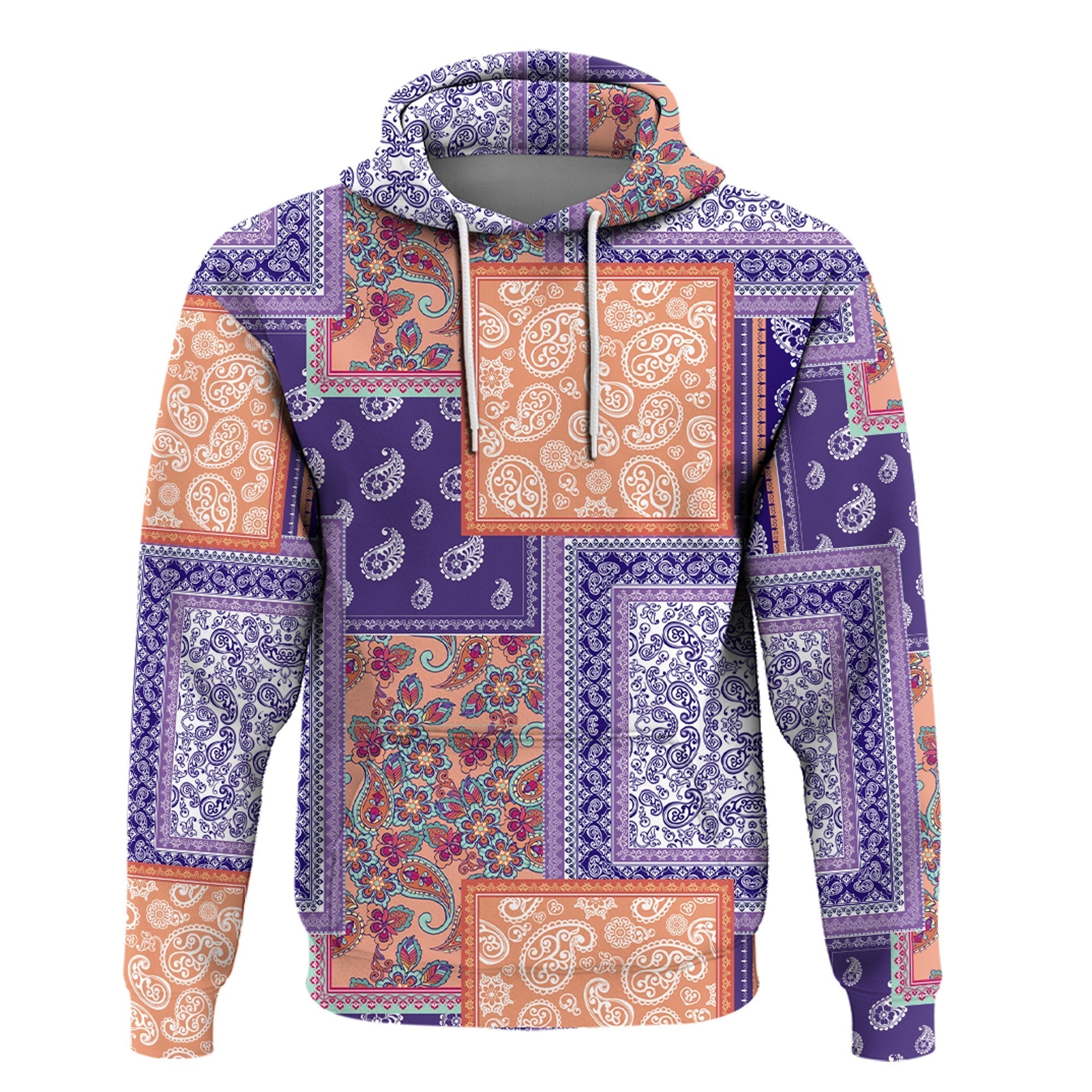 Paisley Bandana Hoodie Pattern Seamless Ver.129 RLT13