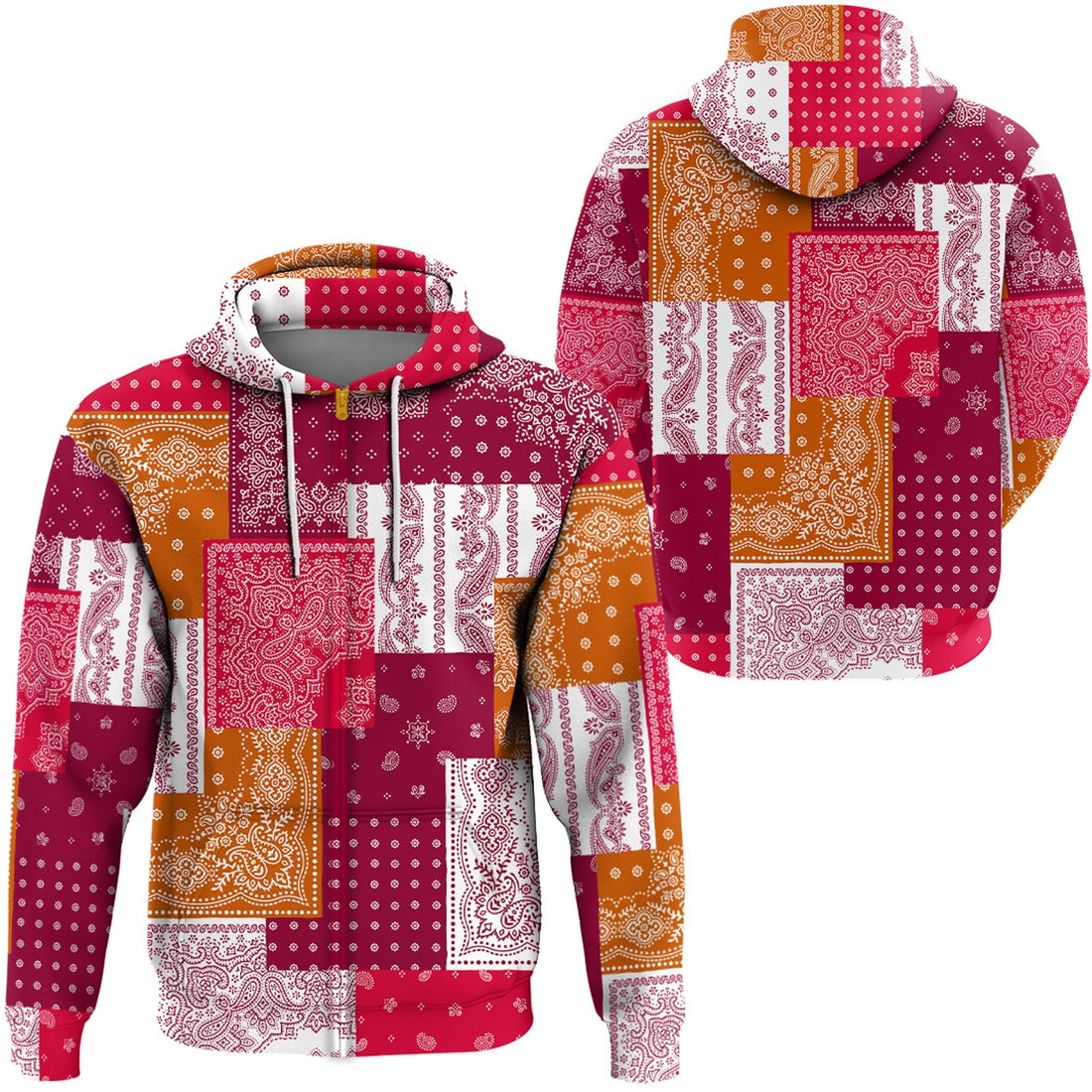 Paisley Bandana Hoodie Pattern Seamless Ver.154 RLT13