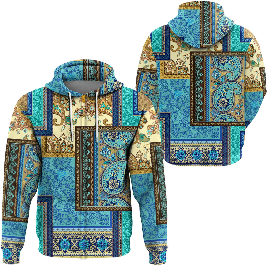 Paisley Bandana Hoodie Pattern Seamless Ver.157 RLT13