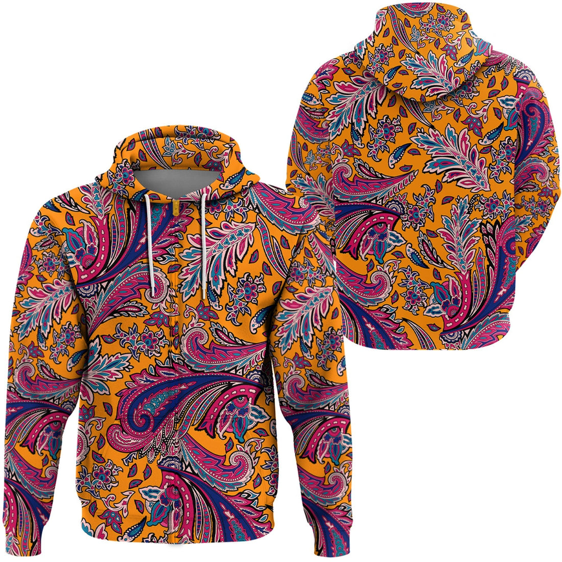 Paisley Bandana Hoodie Pattern Seamless Ver.156 RLT13