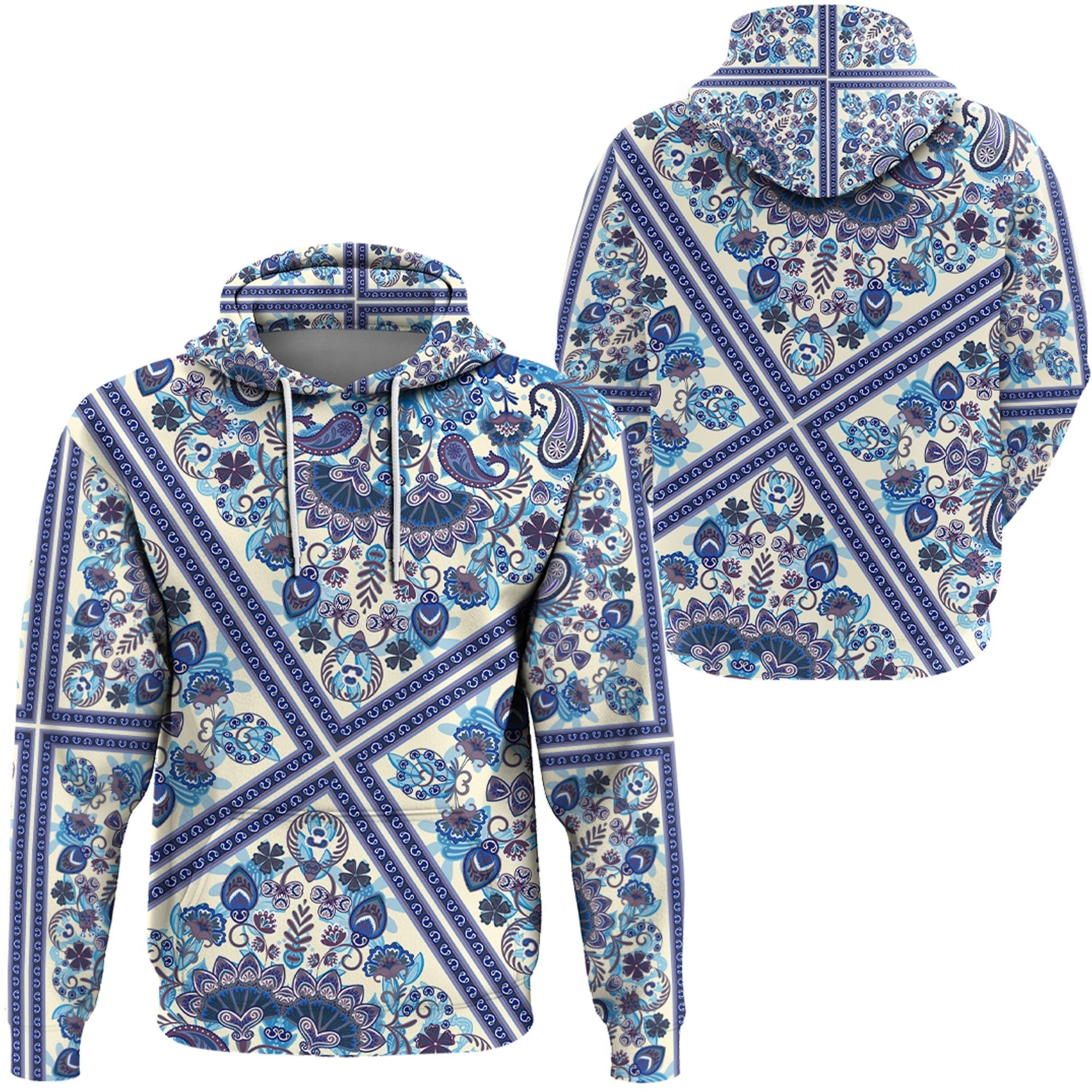 Paisley Bandana Hoodie Pattern Seamless Ver.153 RLT13