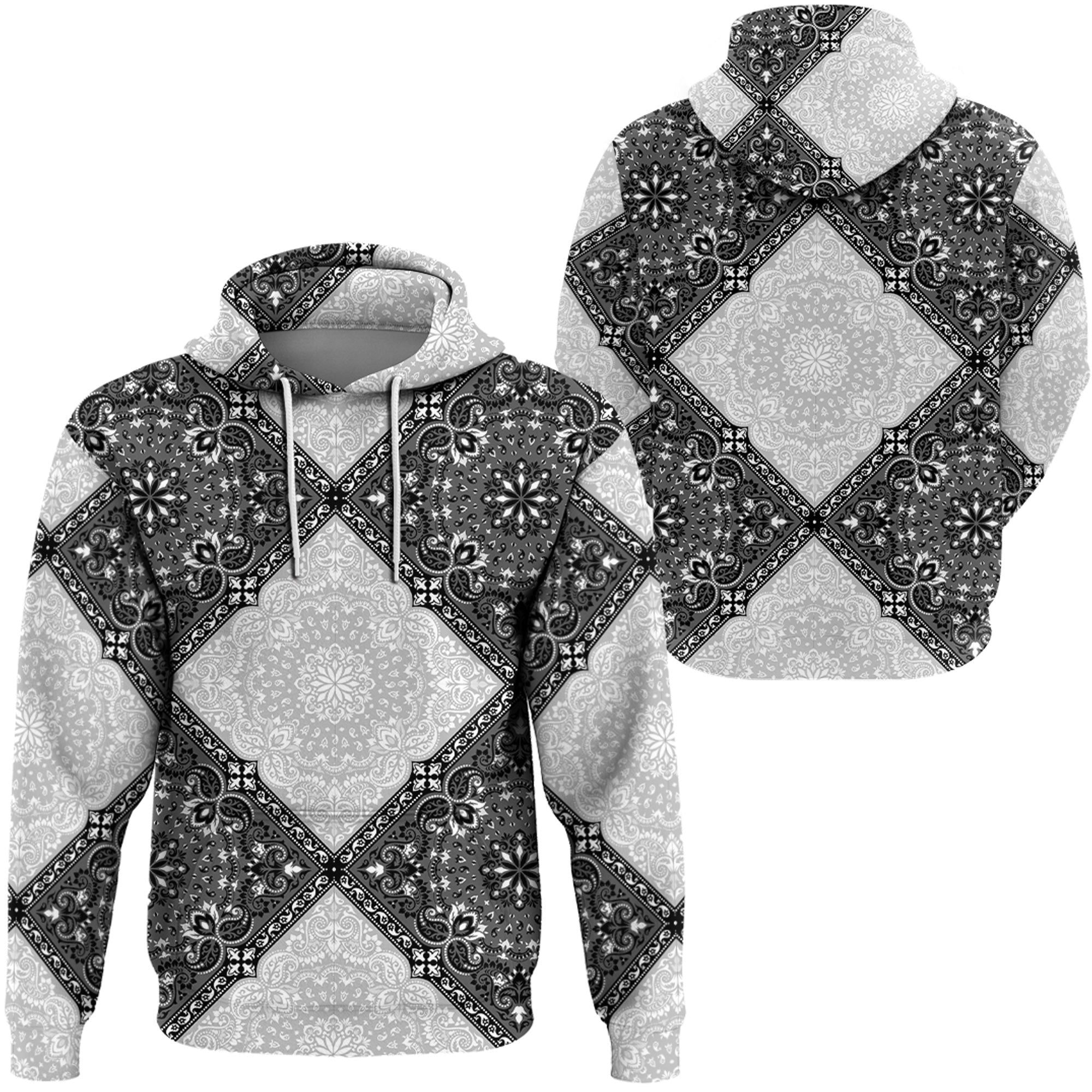 Paisley Bandana Hoodie Pattern Seamless Ver.168 RLT13