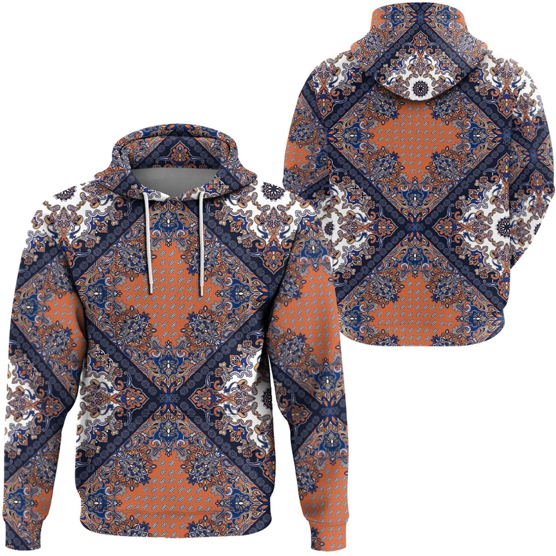 Paisley Bandana Hoodie Pattern Seamless Ver.124 RLT13