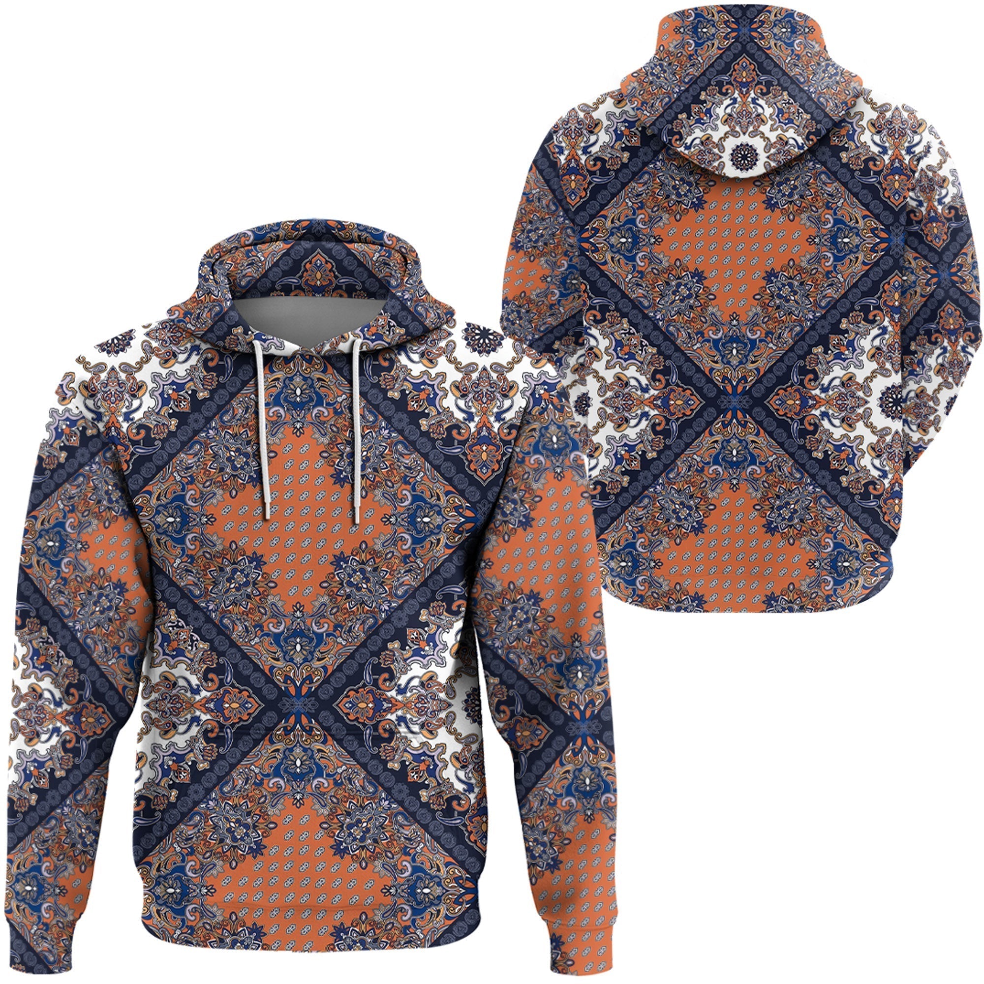 Paisley Bandana Hoodie Pattern Seamless Ver.124 RLT13
