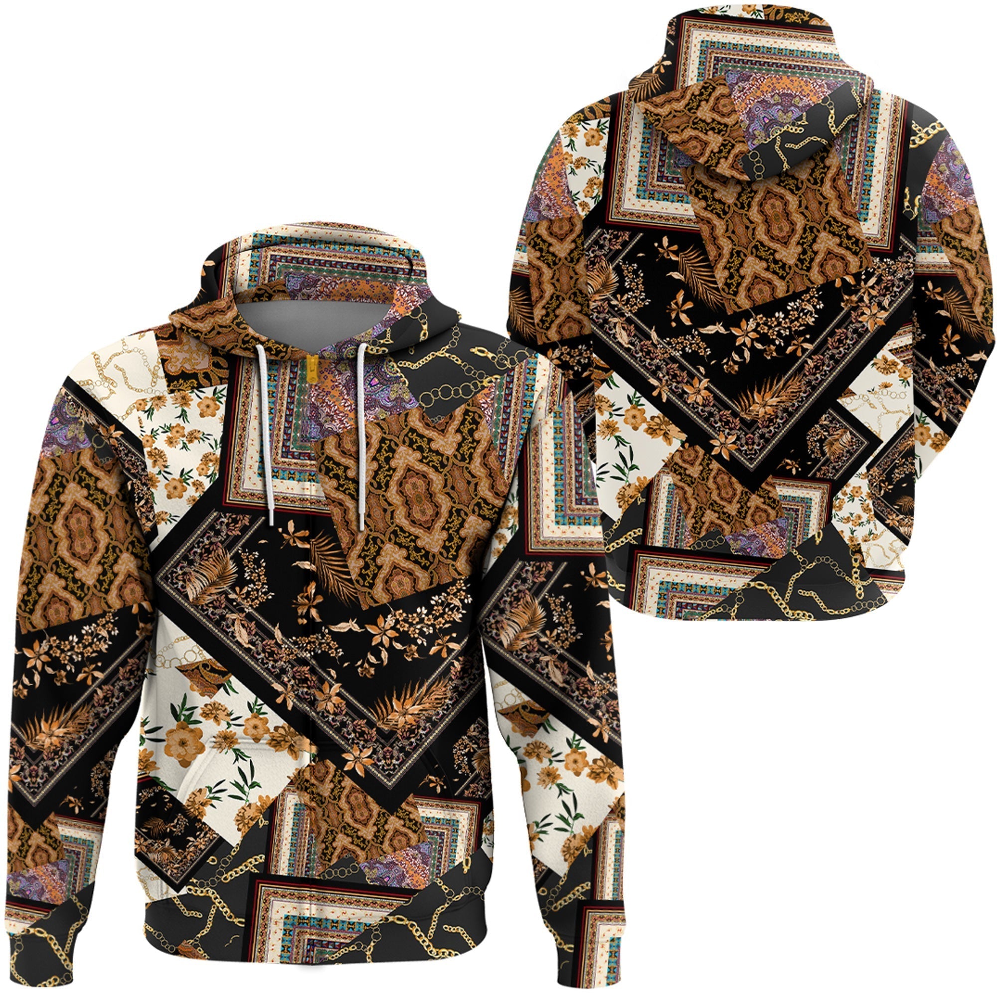 Paisley Bandana Hoodie Pattern Seamless Ver.116 RLT13
