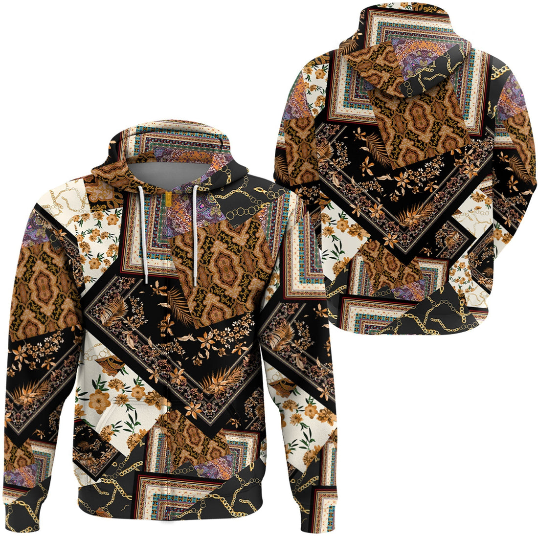 Paisley Bandana Hoodie Pattern Seamless Ver.116 RLT13