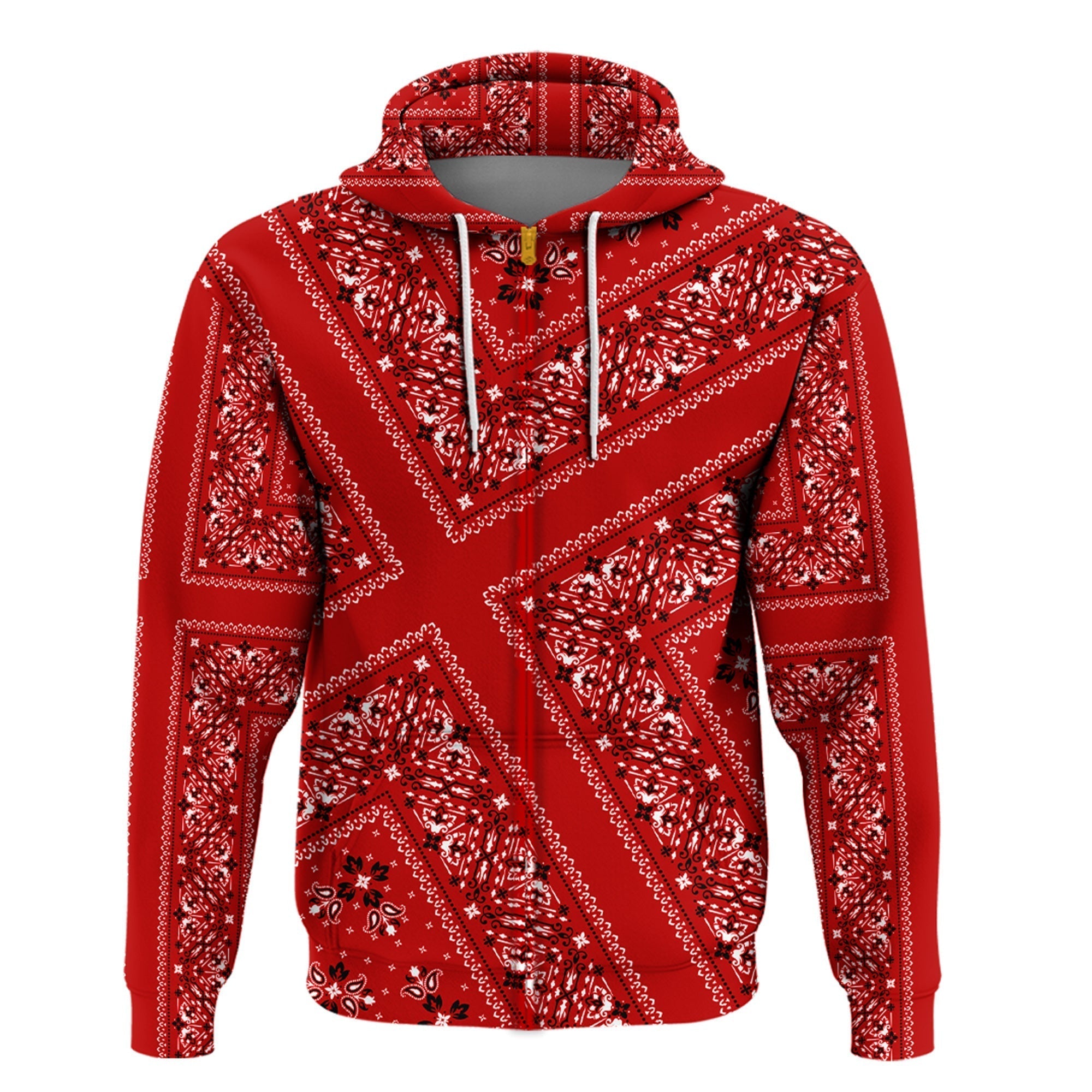 Paisley Bandana Hoodie Pattern Seamless Ver.100 RLT13
