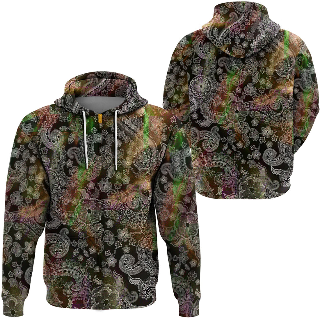 Paisley Bandana Hoodie Pattern Seamless Ver.102 RLT13