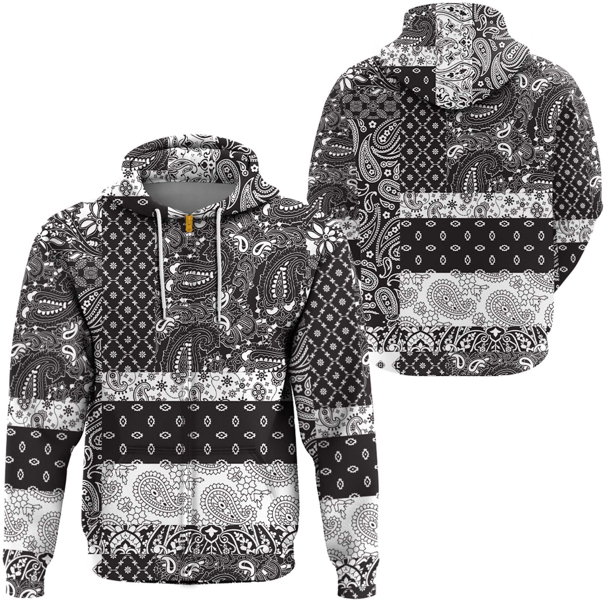 Paisley Bandana Hoodie Pattern Seamless Ver.104 RLT13