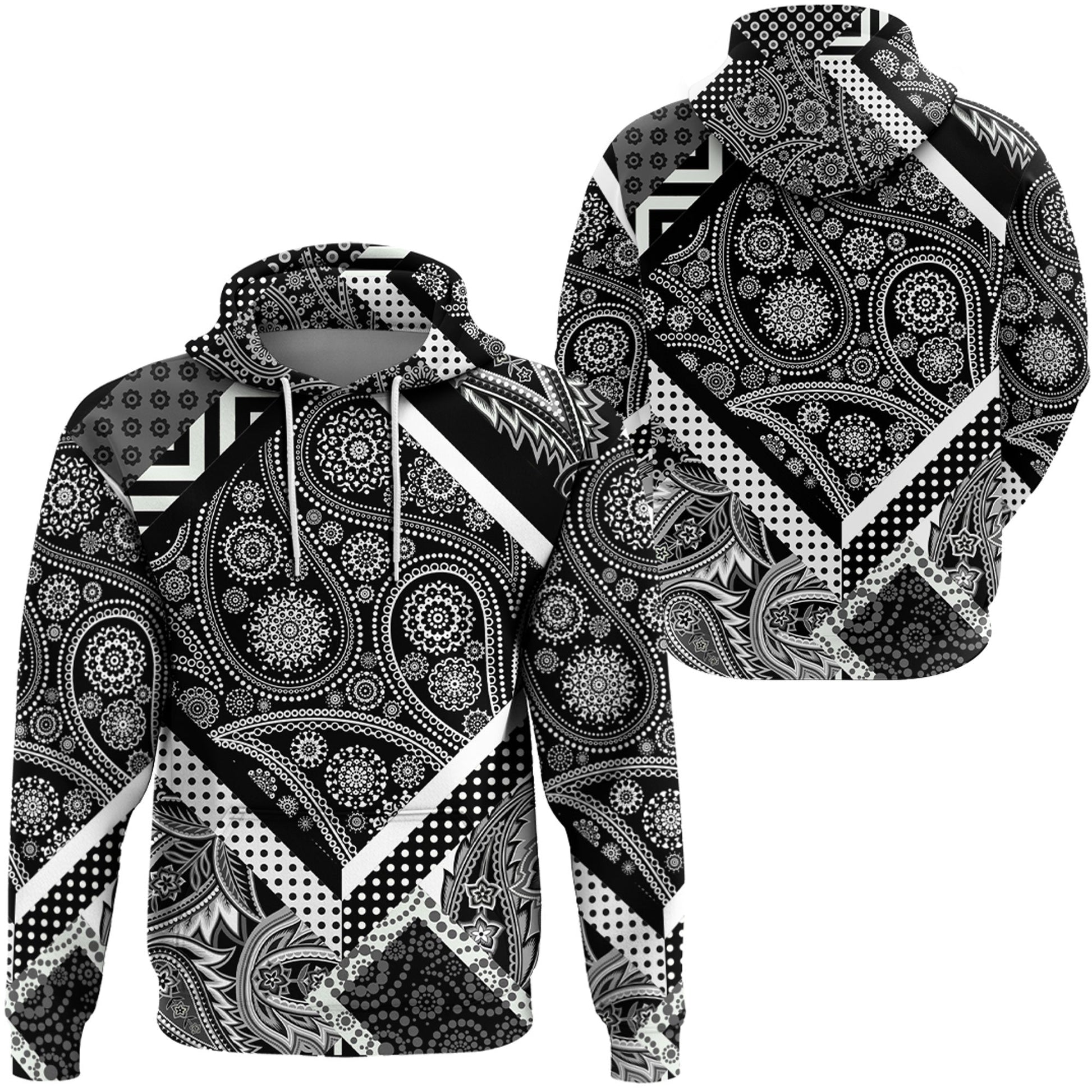 Paisley Bandana Hoodie Pattern Seamless Ver.117 RLT13