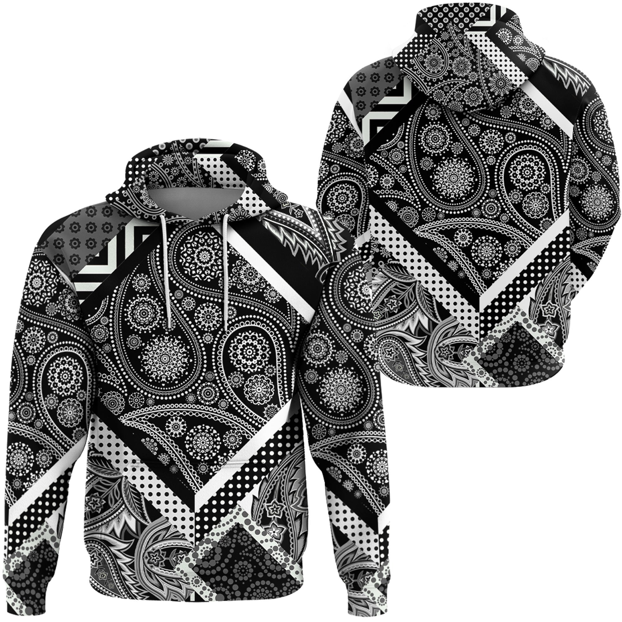 Paisley Bandana Hoodie Pattern Seamless Ver.117 RLT13