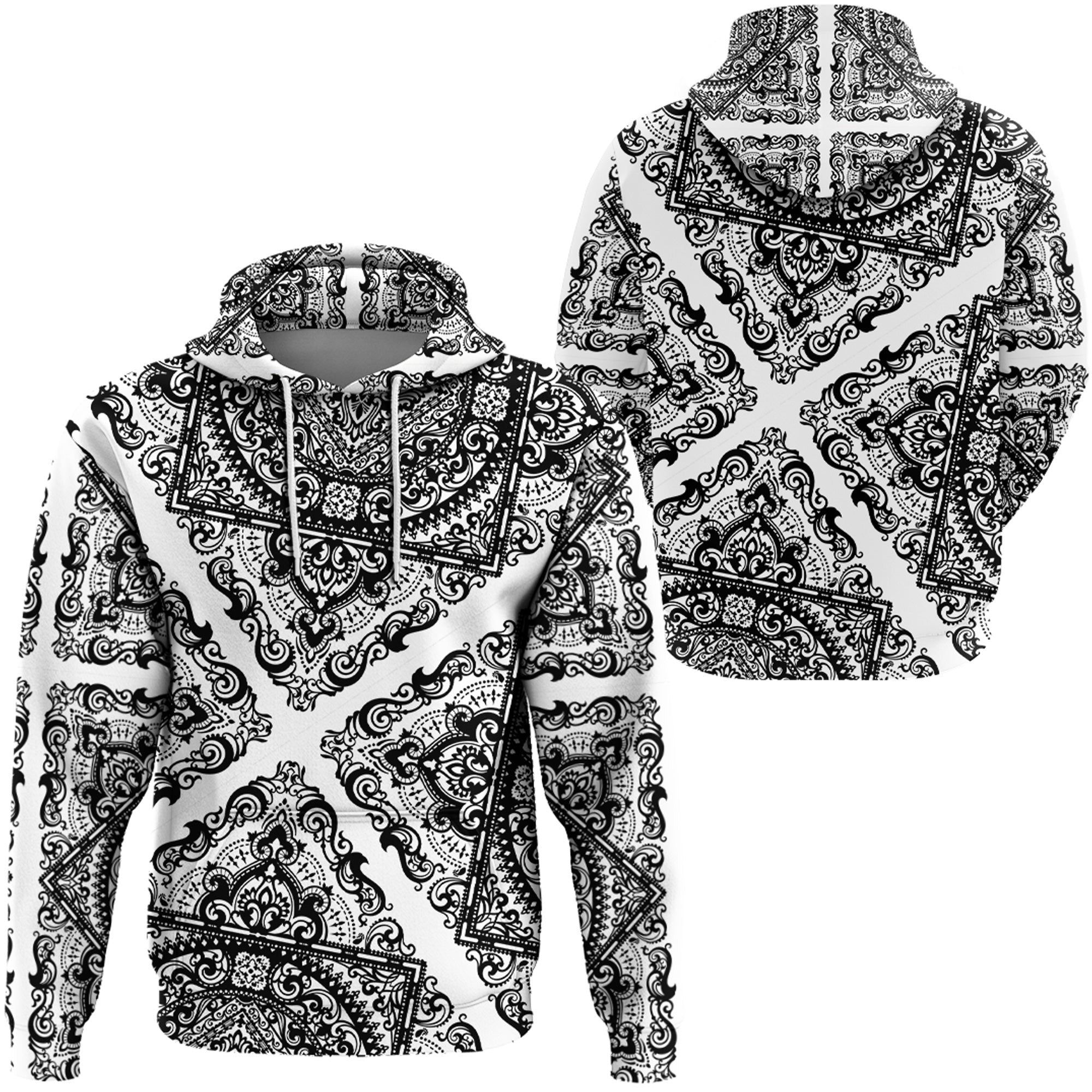 Paisley Bandana Hoodie Pattern Seamless Ver.143 RLT13