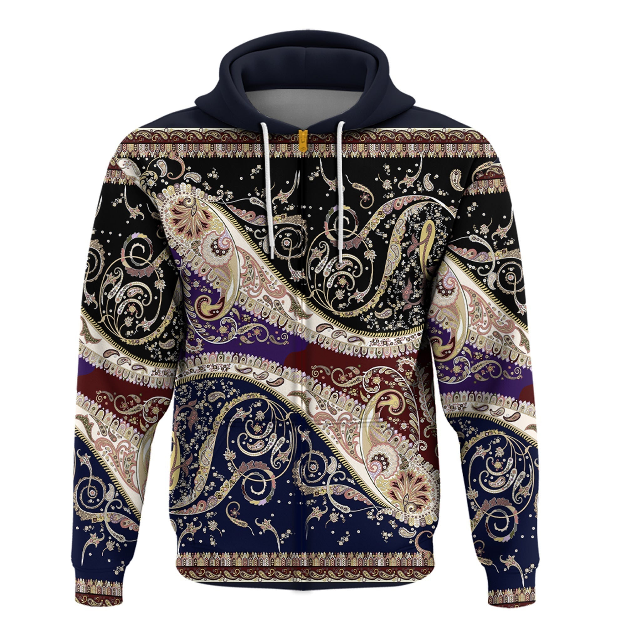 Paisley Bandana Hoodie Pattern Seamless Ver.113 RLT13