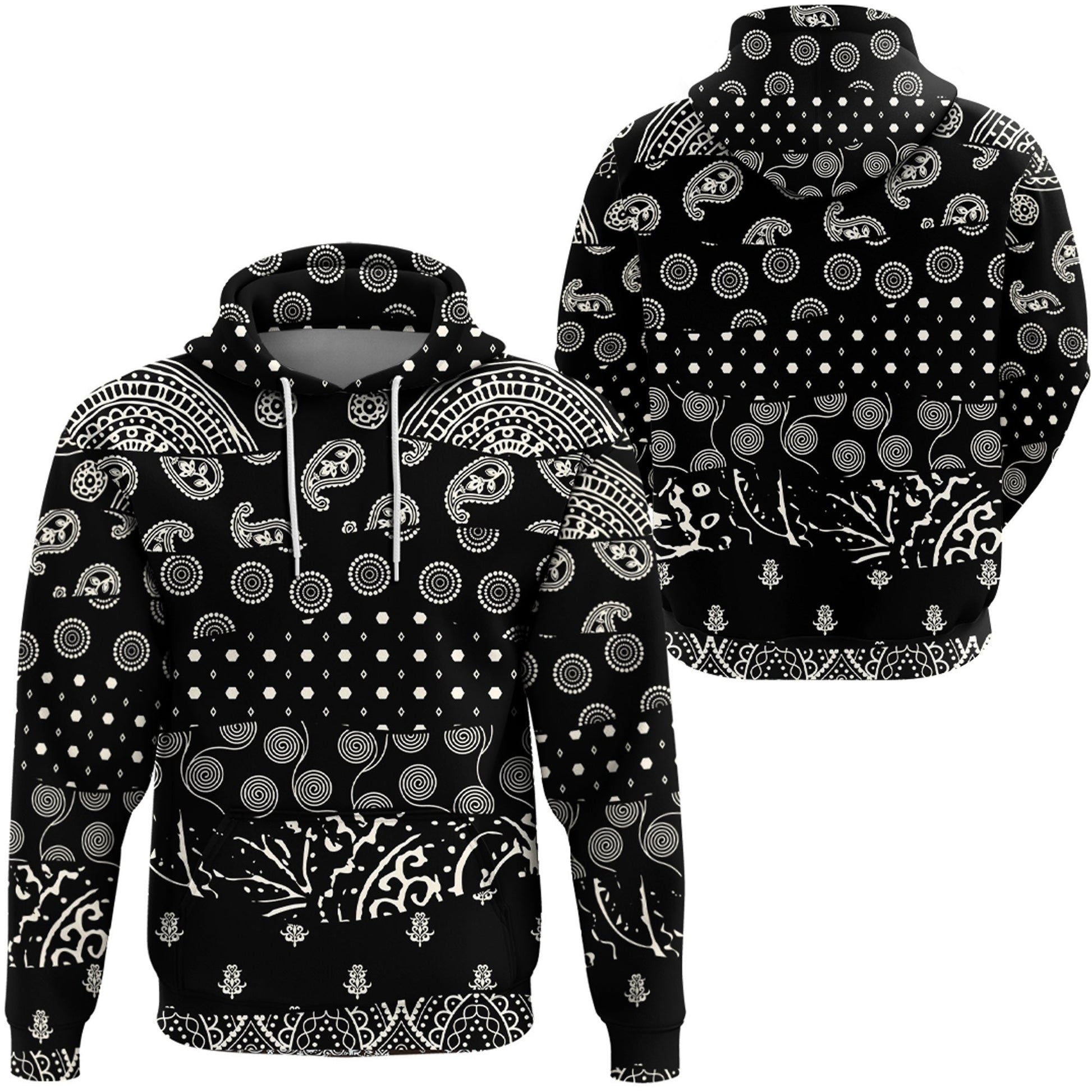 Paisley Bandana Hoodie Pattern Seamless Ver.123 RLT13