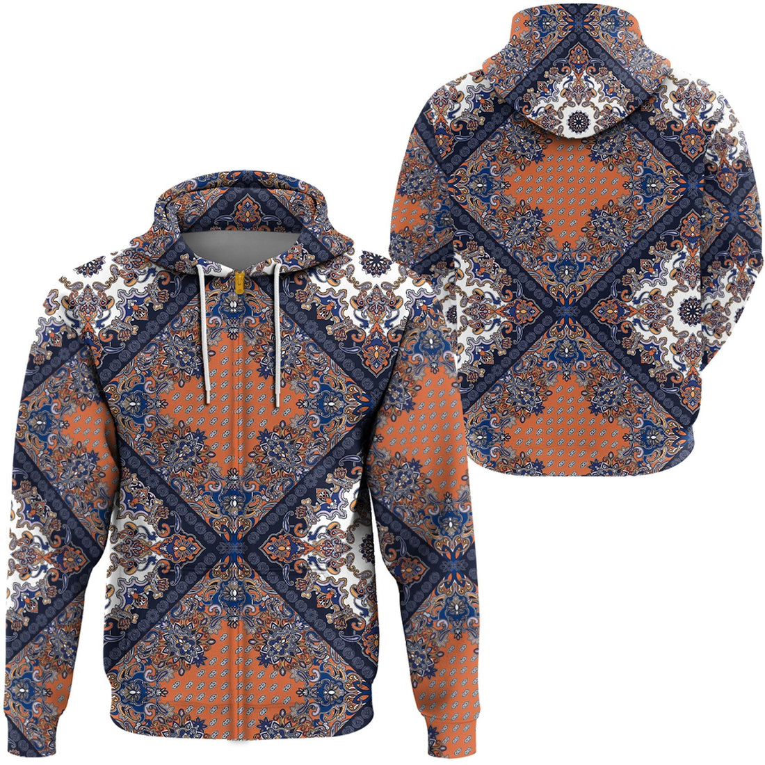 Paisley Bandana Hoodie Pattern Seamless Ver.124 RLT13