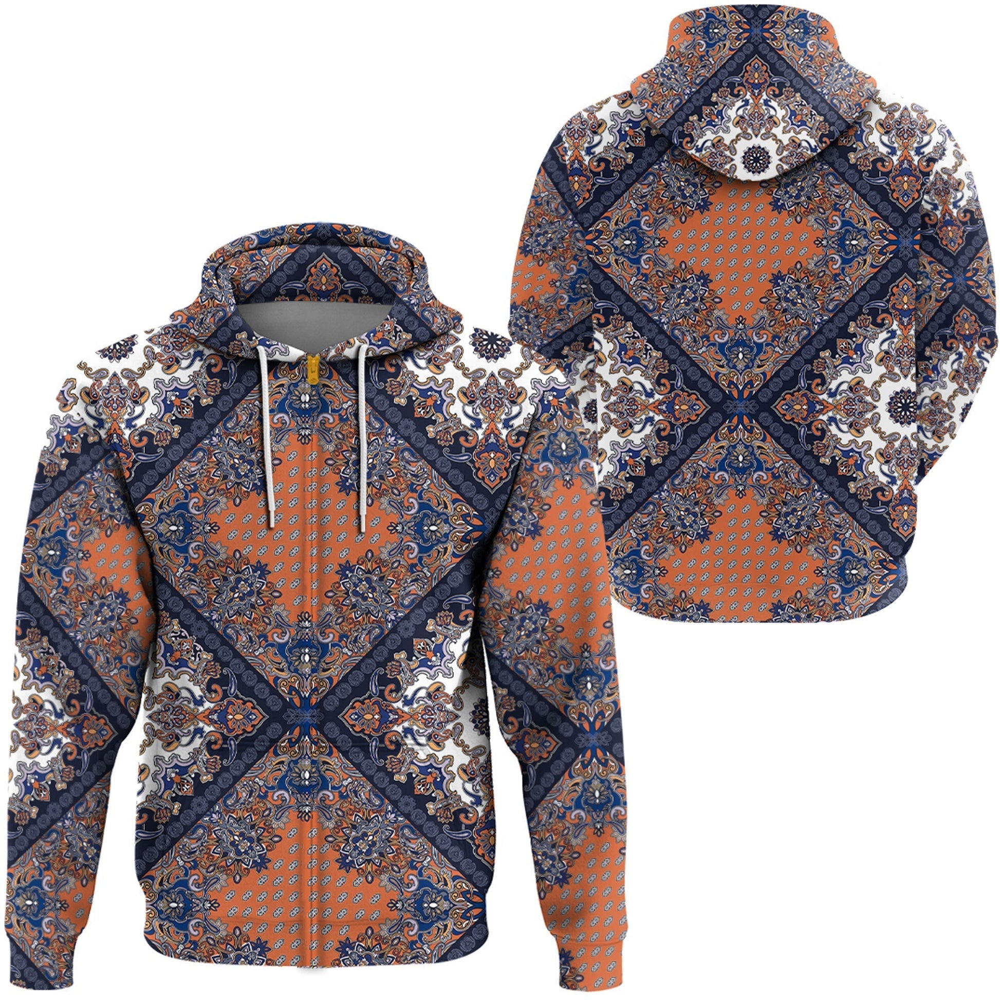 Paisley Bandana Hoodie Pattern Seamless Ver.124 RLT13