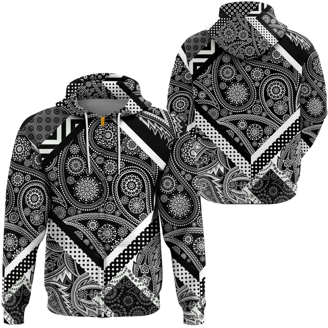 Paisley Bandana Hoodie Pattern Seamless Ver.117 RLT13