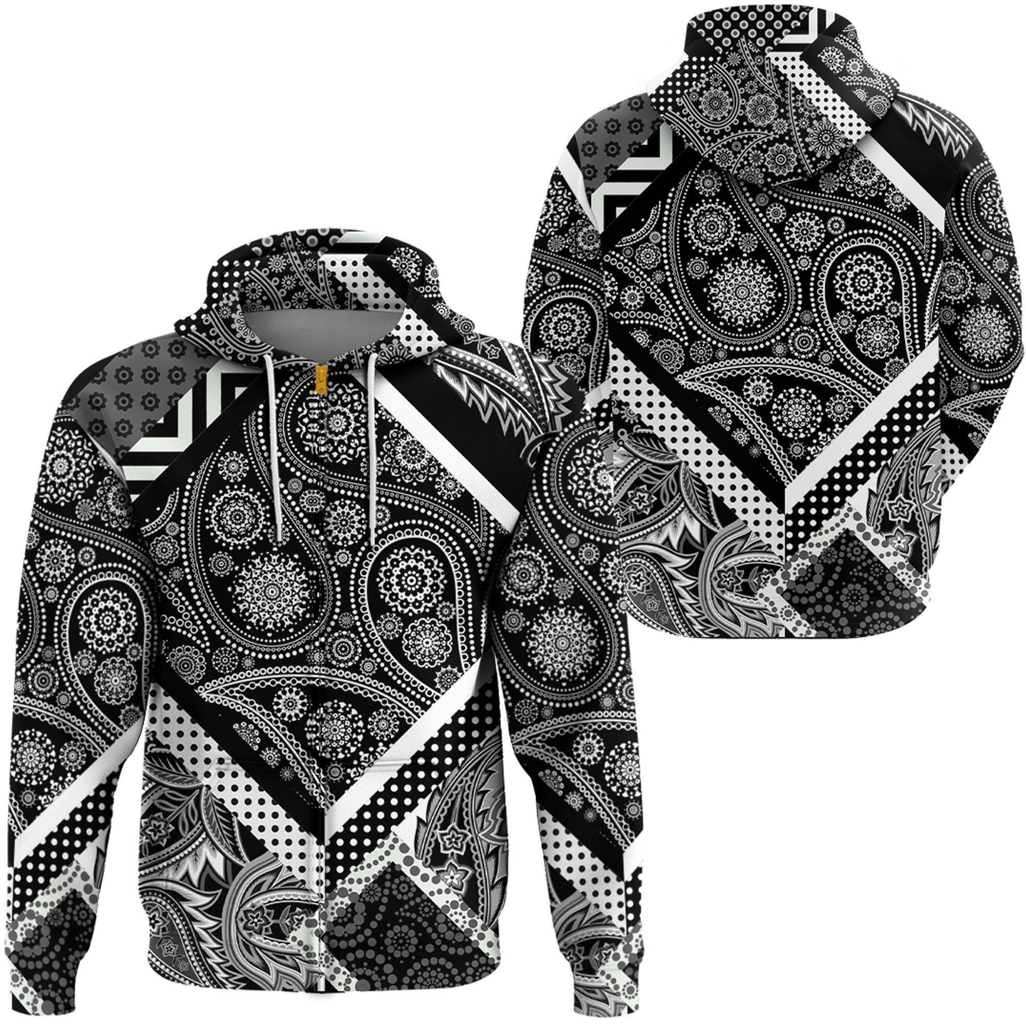 Paisley Bandana Hoodie Pattern Seamless Ver.117 RLT13
