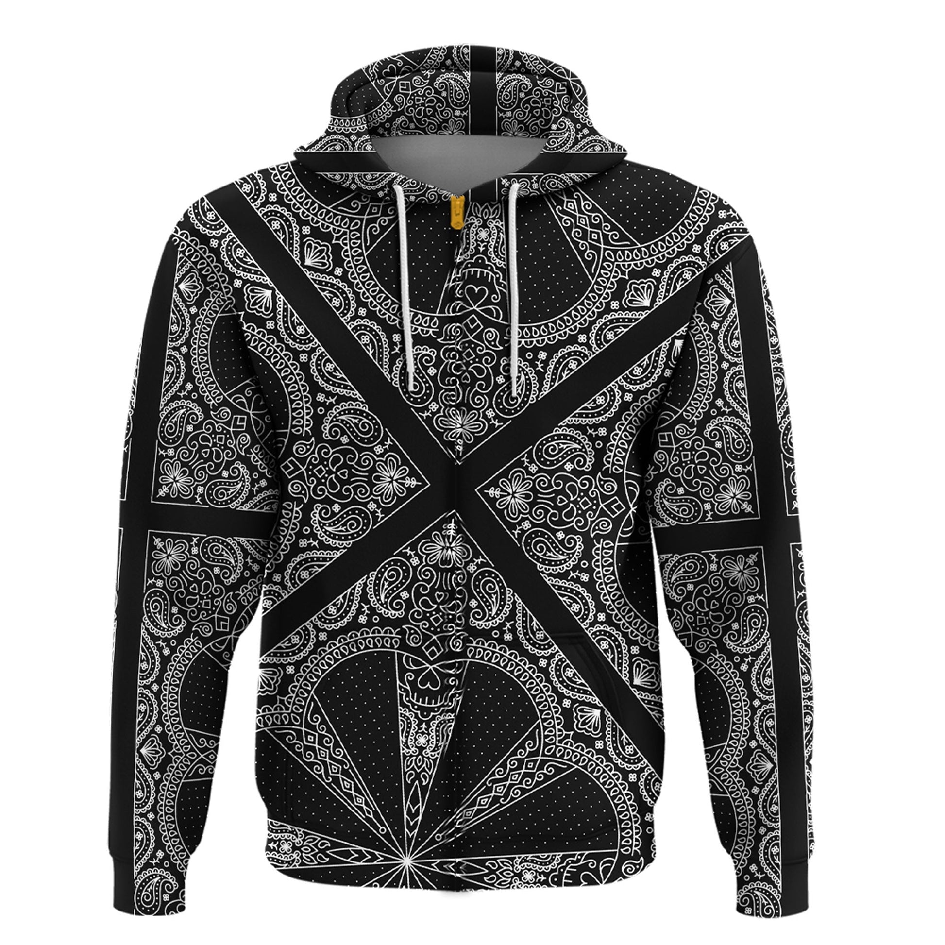 Paisley Bandana Hoodie Pattern Seamless Ver.106 RLT13