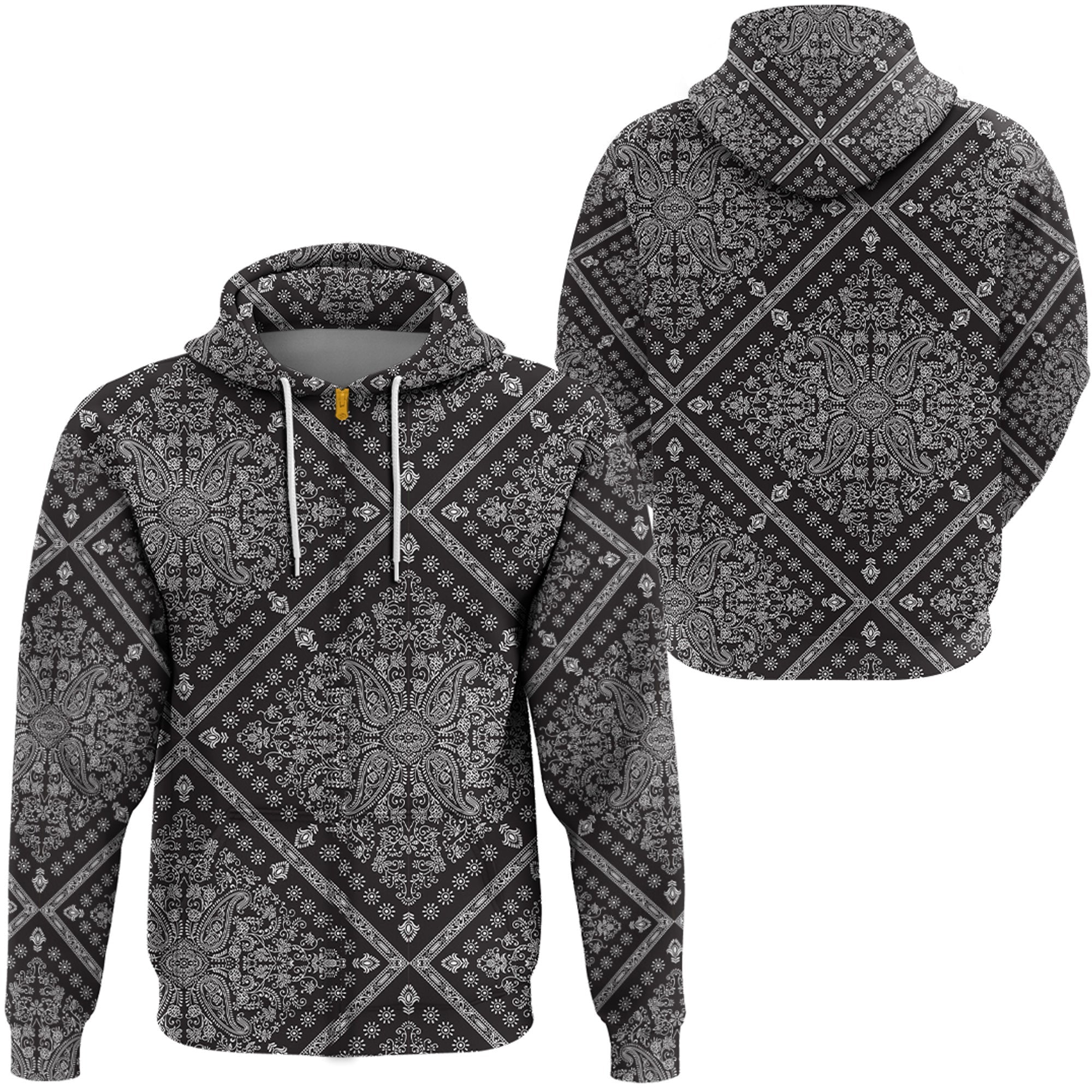 Paisley Bandana Hoodie Pattern Seamless Ver.130 RLT13