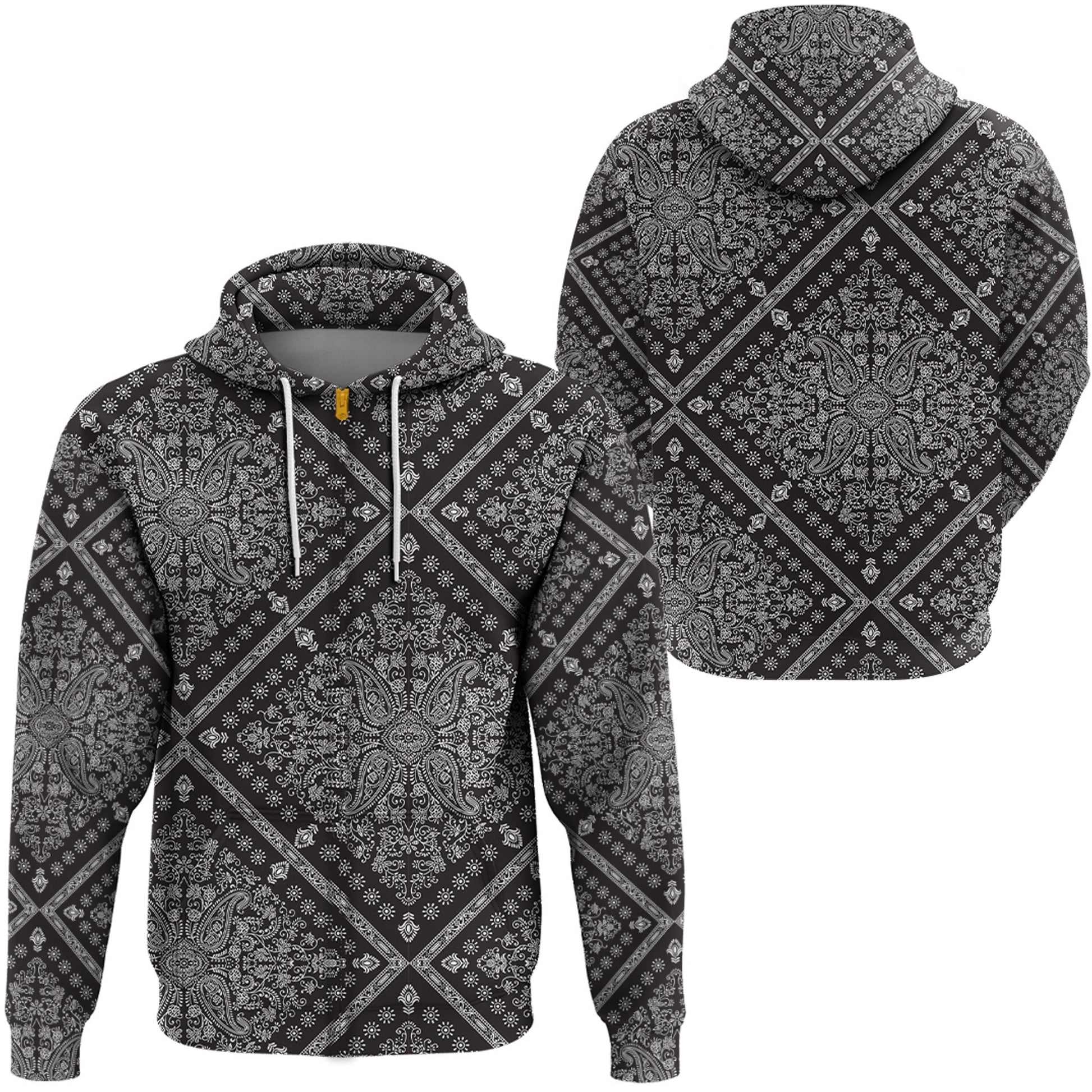 Paisley Bandana Hoodie Pattern Seamless Ver.130 RLT13