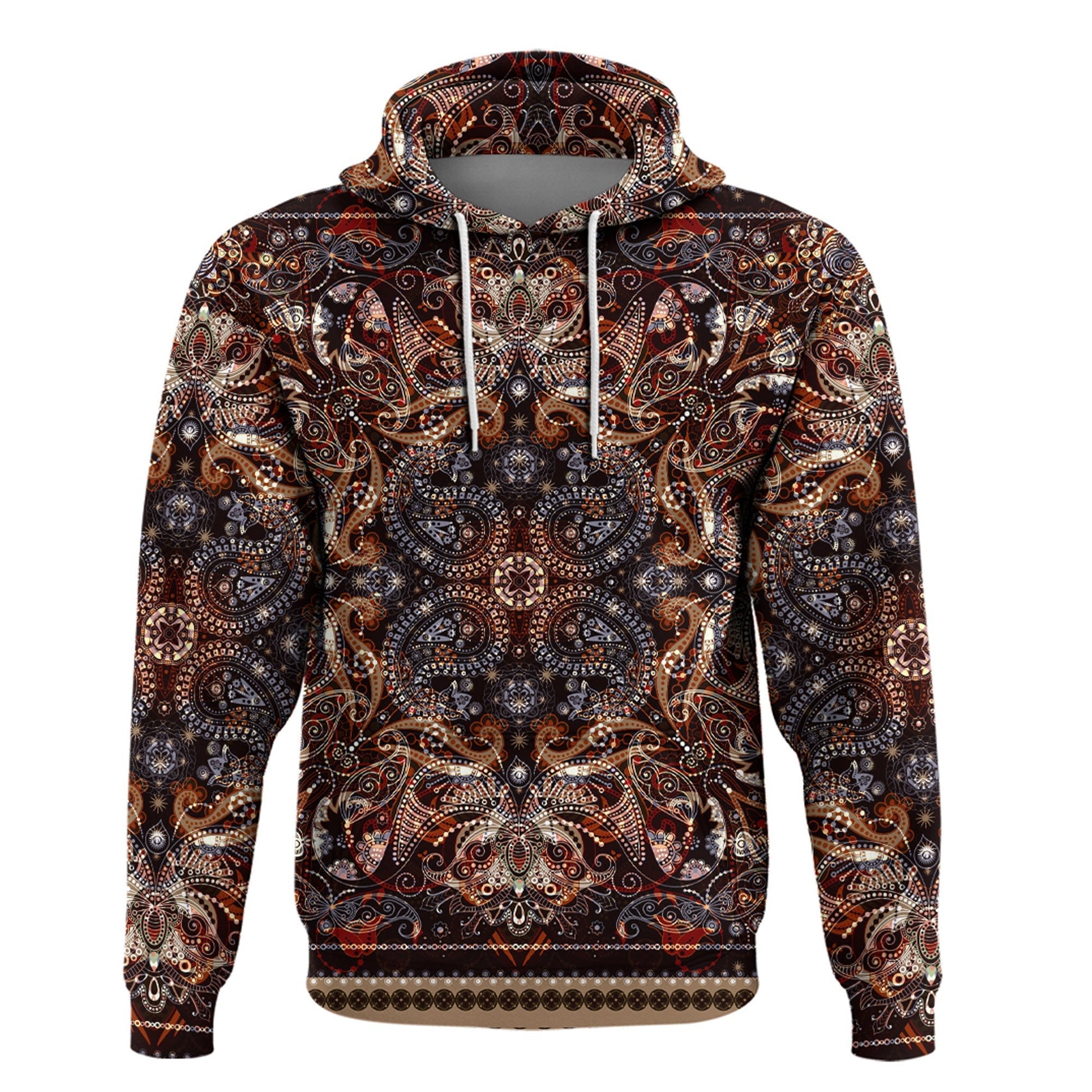 Paisley Bandana Hoodie Pattern Seamless Ver.128 RLT13