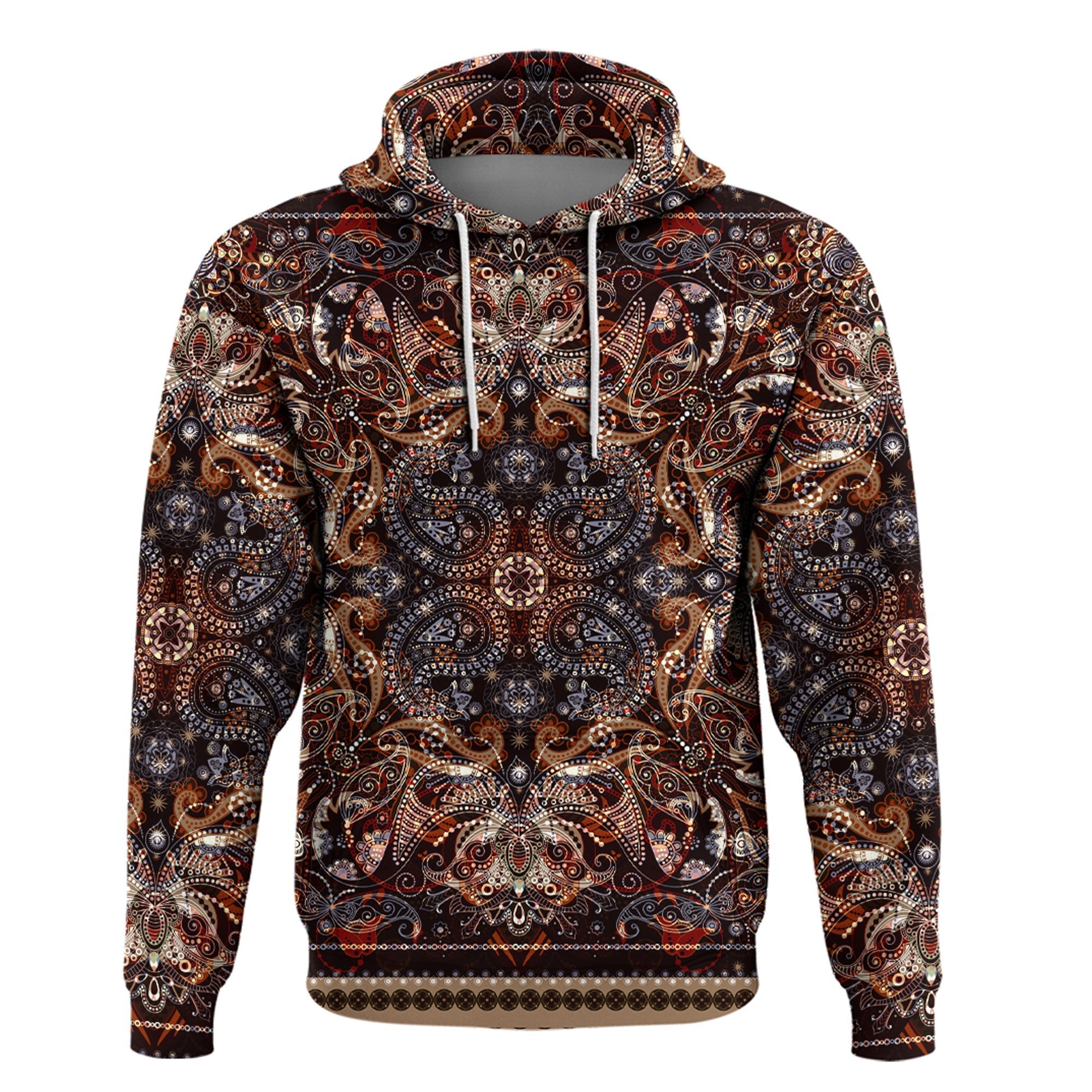 Paisley Bandana Hoodie Pattern Seamless Ver.128 RLT13