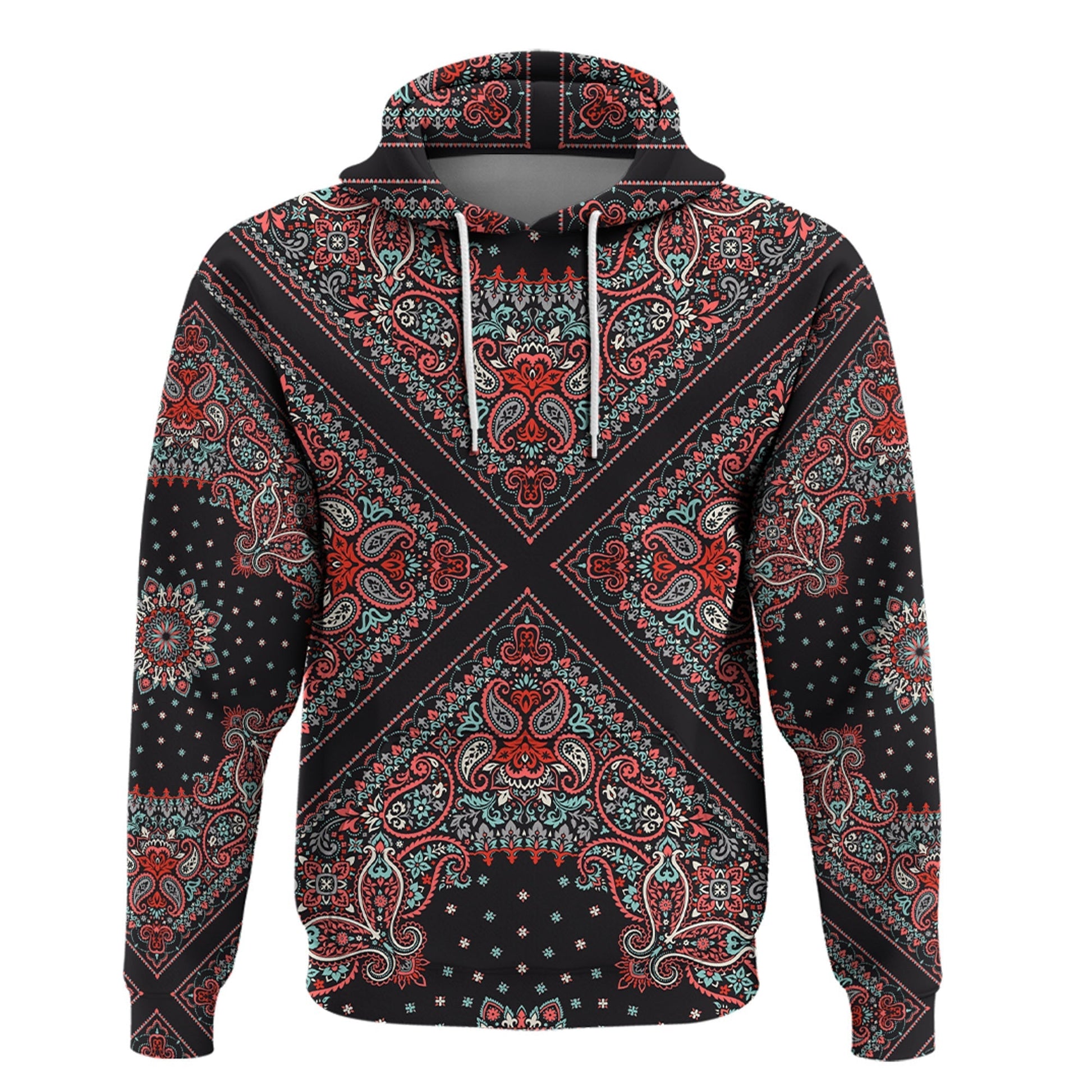 Paisley Bandana Hoodie Pattern Seamless Ver.103 RLT13