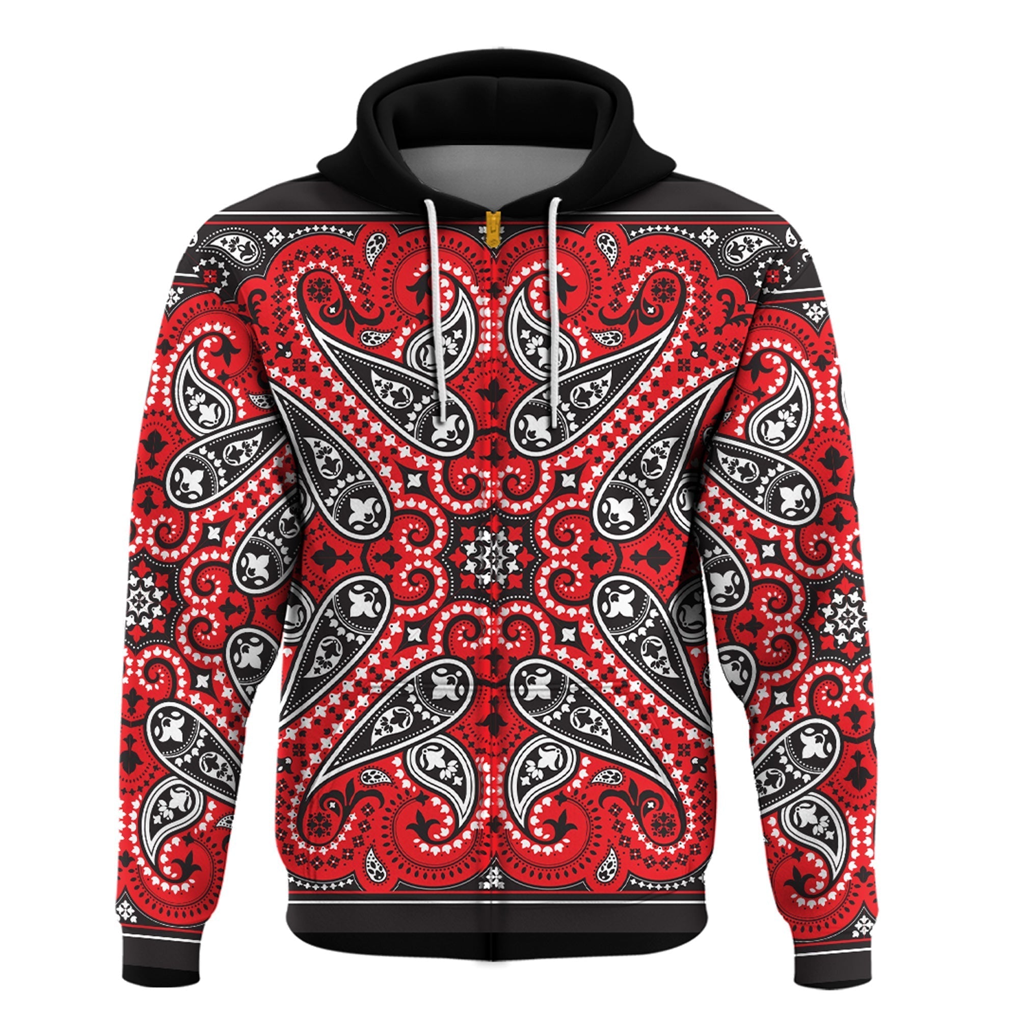 Paisley Bandana Hoodie Pattern Seamless Ver.121 RLT13