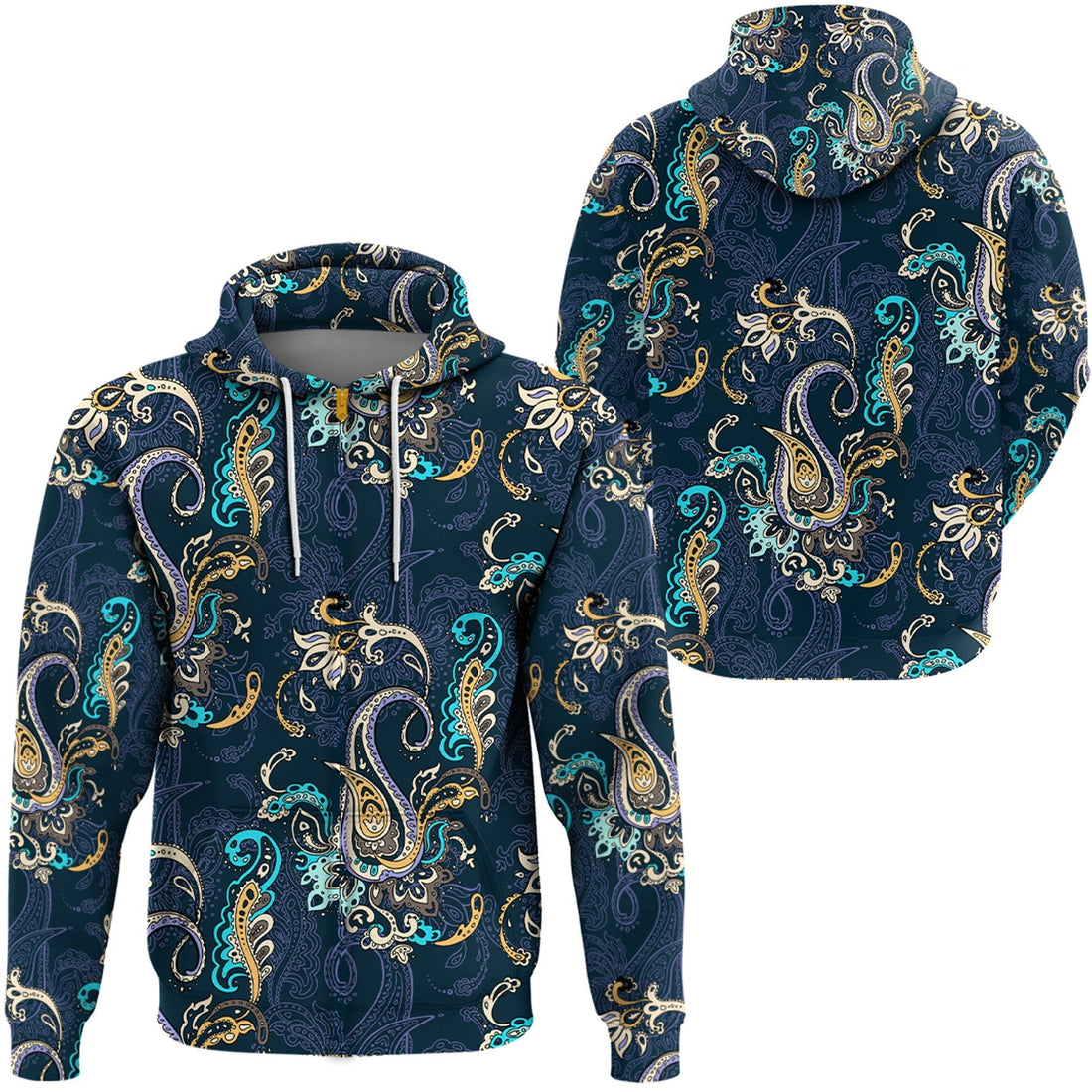 Paisley Bandana Hoodie Pattern Seamless Ver.148 RLT13