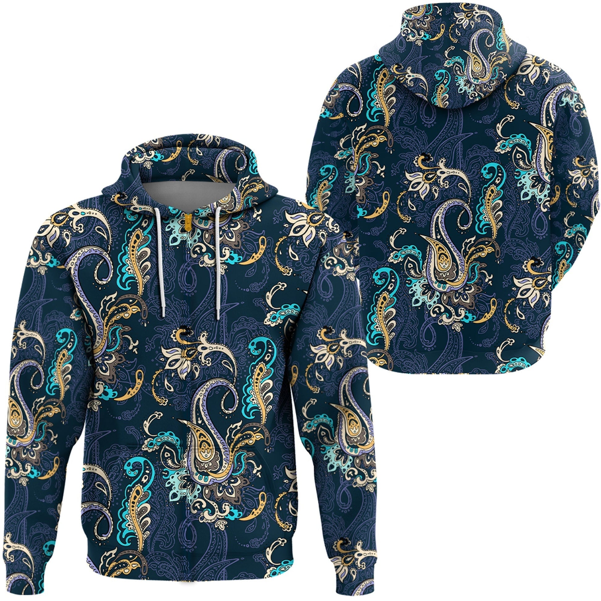 Paisley Bandana Hoodie Pattern Seamless Ver.148 RLT13