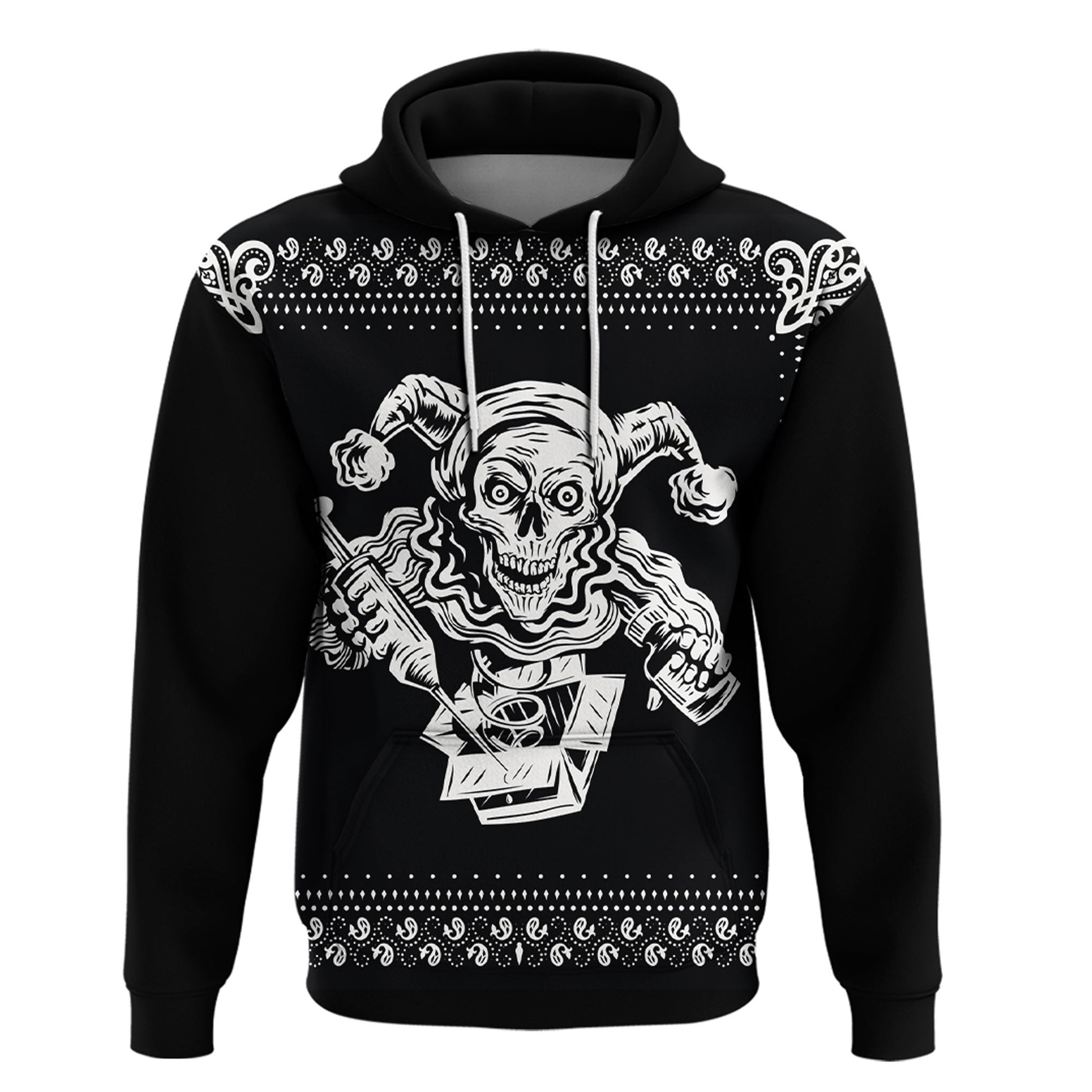 Paisley Bandana Pattern Joker Hoodie RLT13