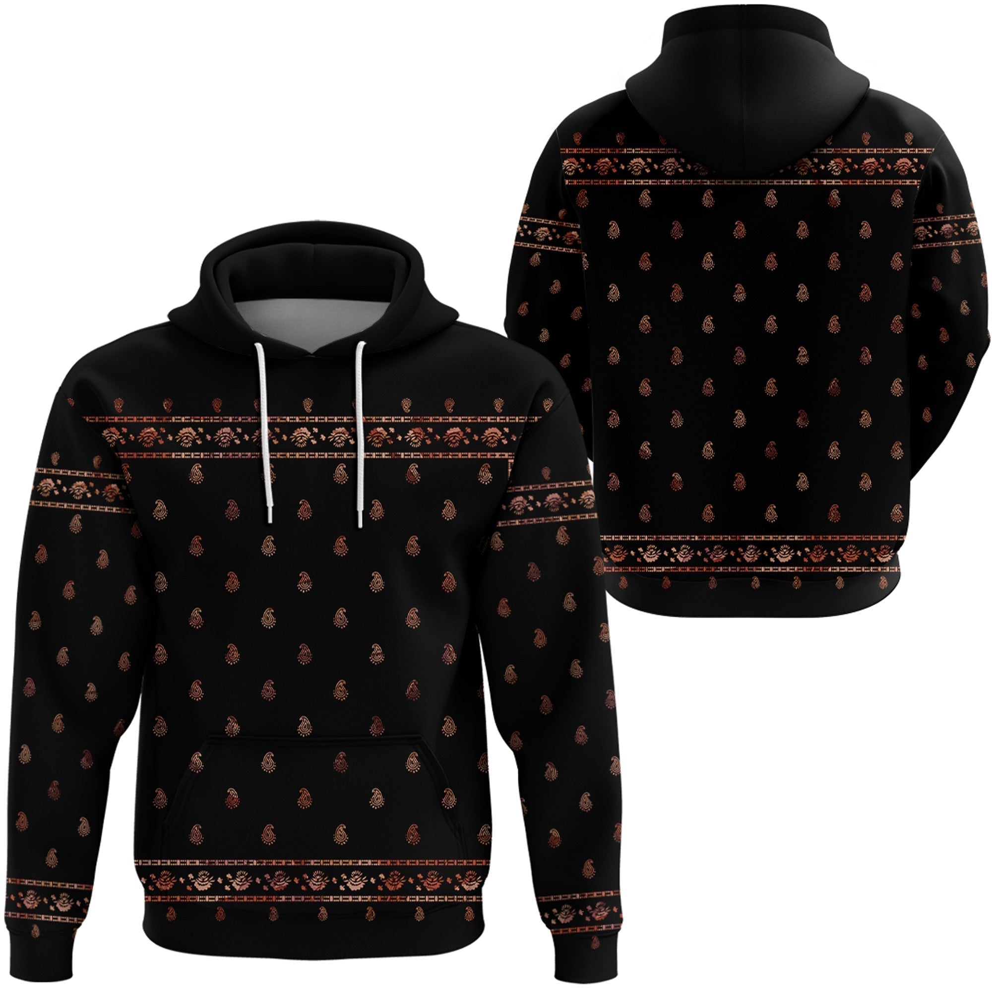 Paisley Bandana Hoodie Pattern Seamless Ver.131 RLT13