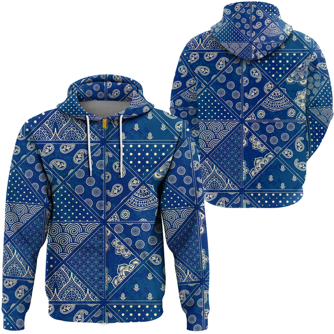 Paisley Bandana Hoodie Pattern Seamless Ver.105 RLT13