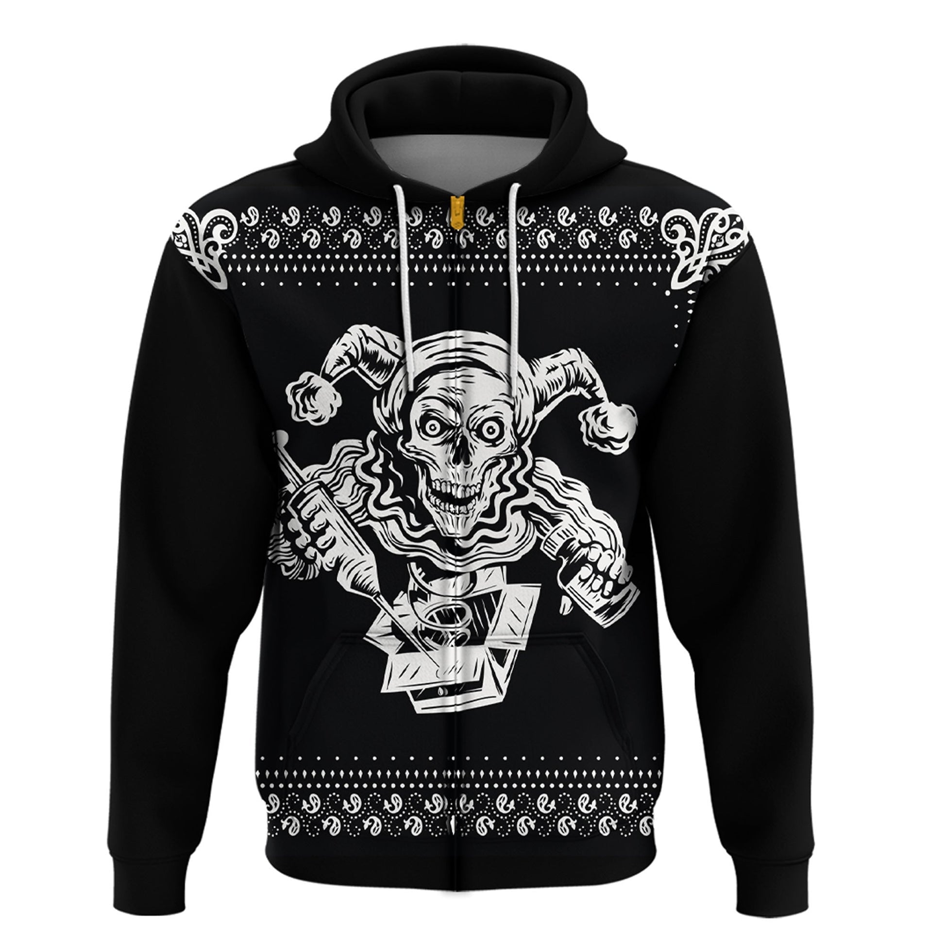 Paisley Bandana Pattern Joker Hoodie RLT13