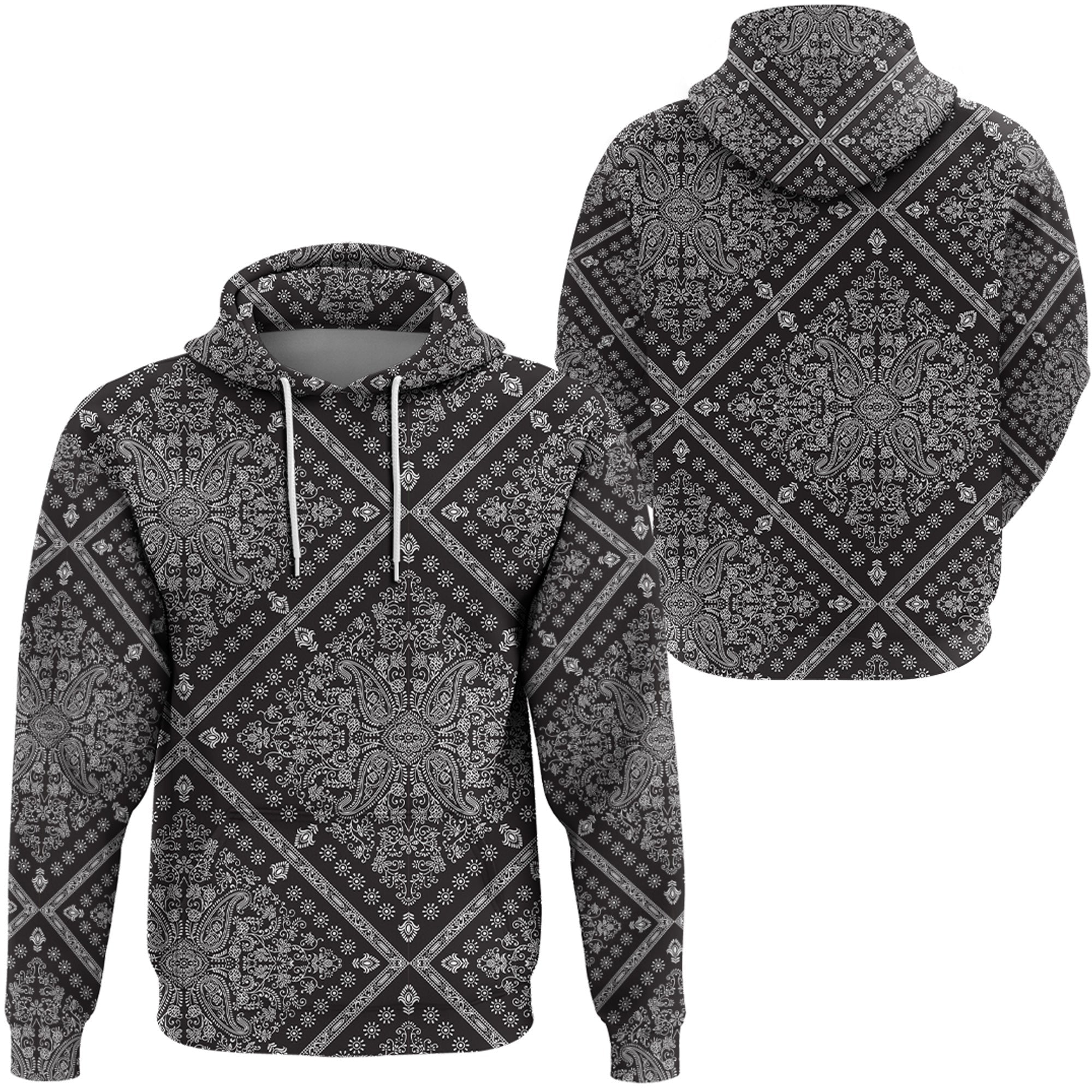 Paisley Bandana Hoodie Pattern Seamless Ver.130 RLT13