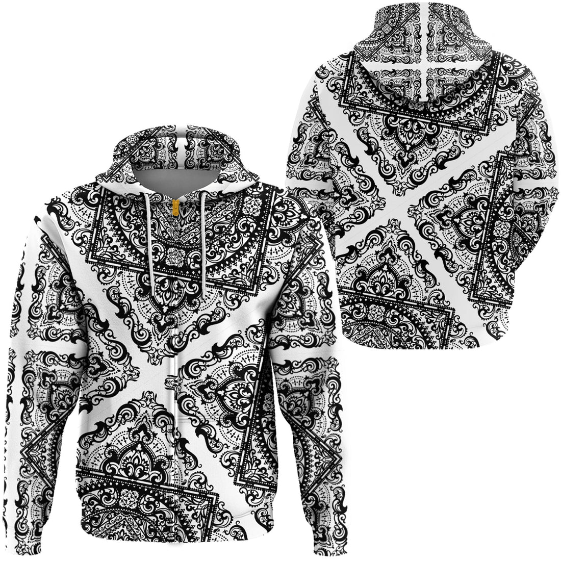 Paisley Bandana Hoodie Pattern Seamless Ver.143 RLT13